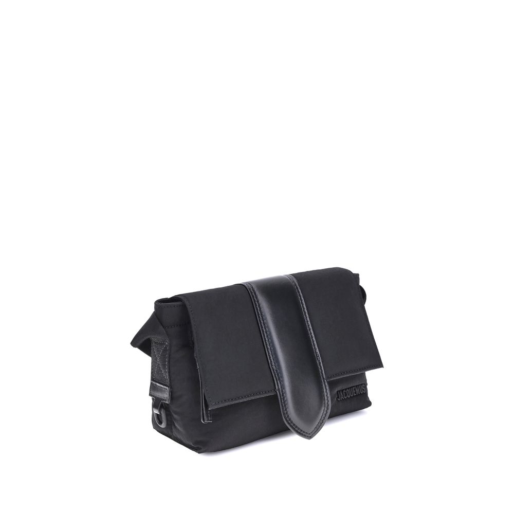 Jacquemus Schwarze Nylon-Handtasche