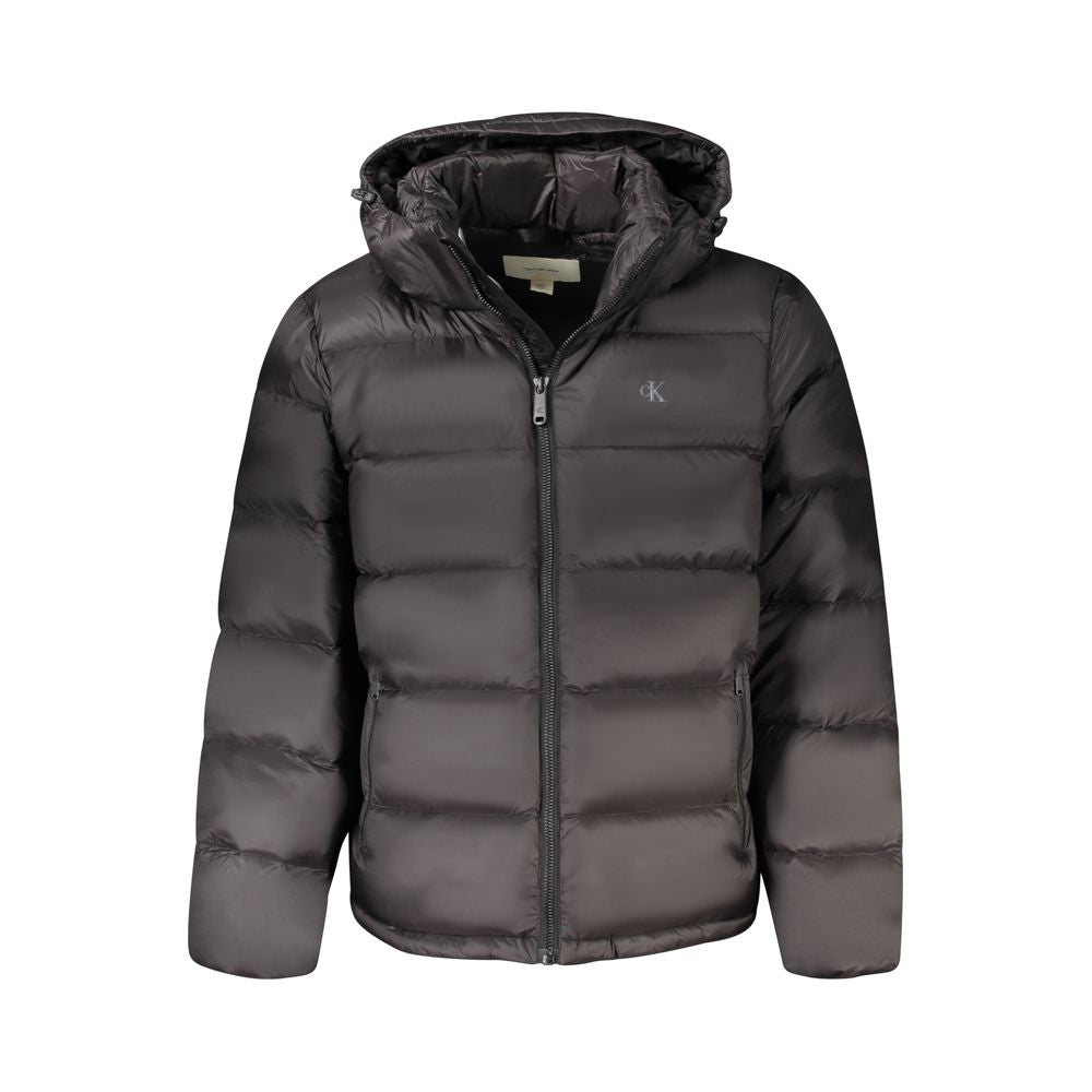 Calvin Klein Schwarze Polyamid Herren Jacke
