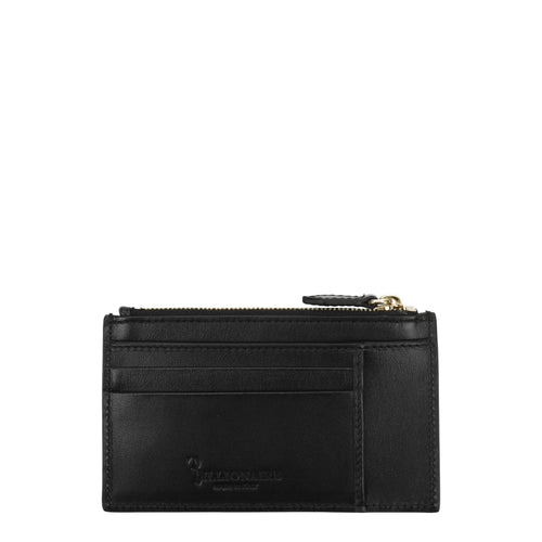 Billionaire Italian Couture Schwarzes Kroko-Kartenetui