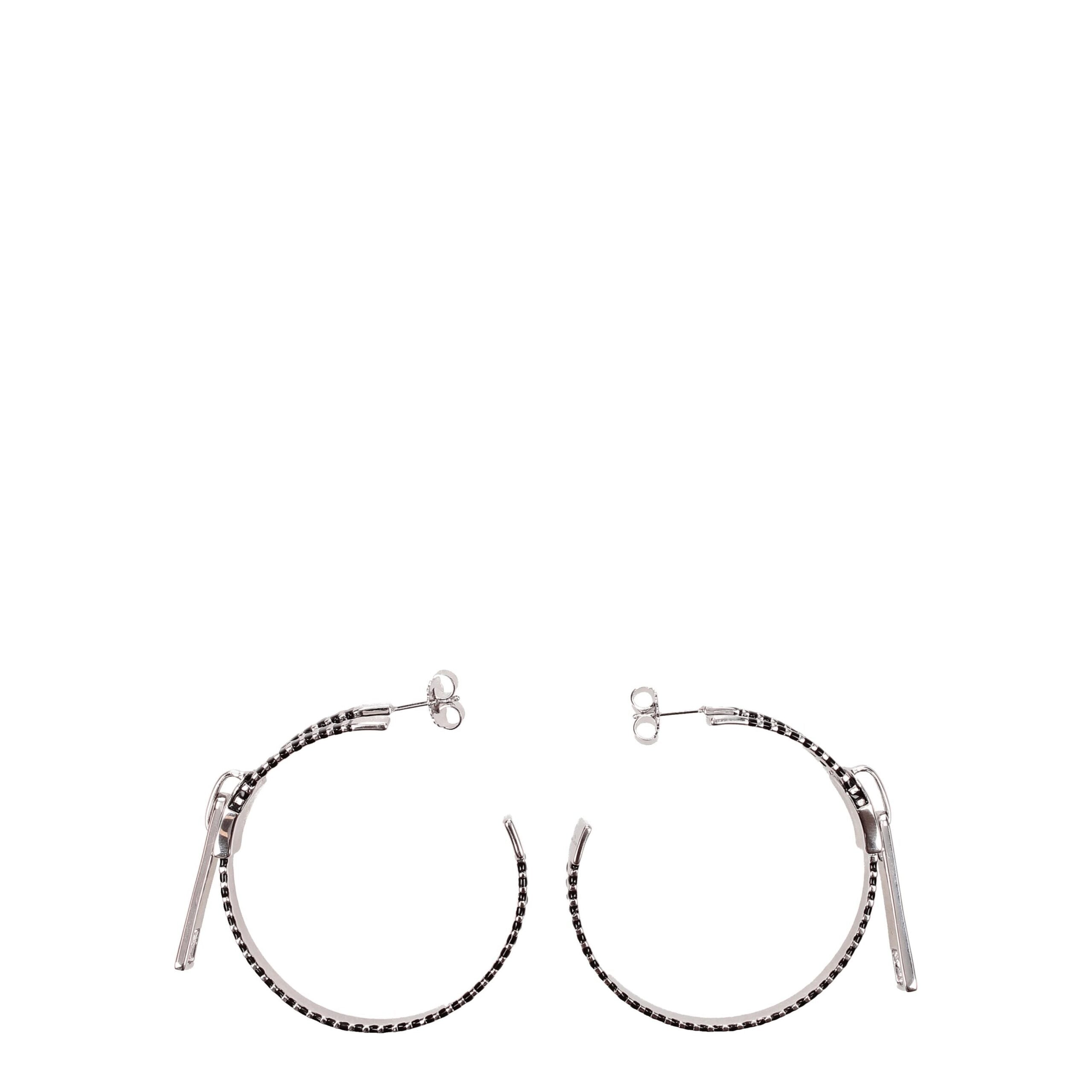 Marc Jacobs Graue Silber-Ohrringe