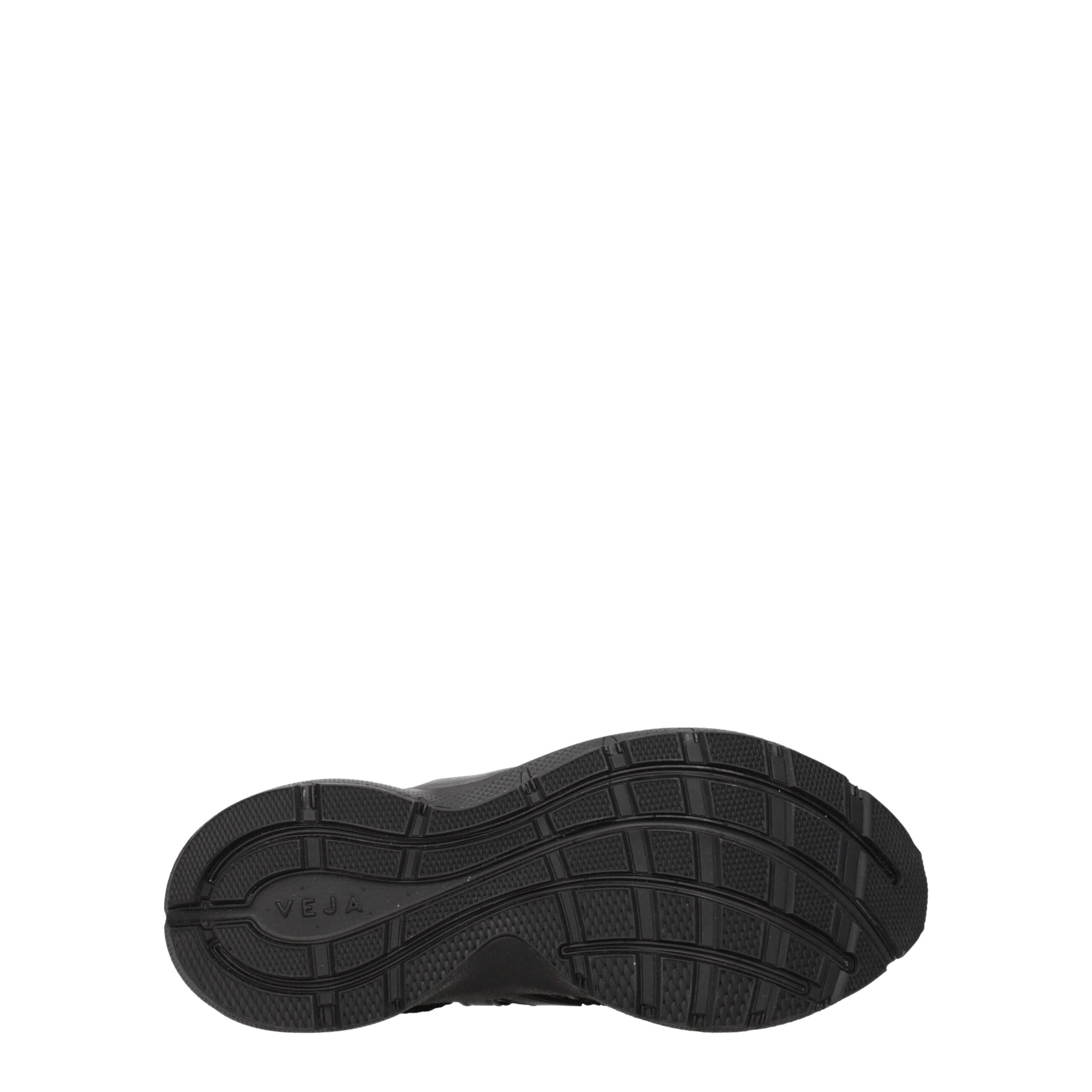 Veja Schwarzer Stoff Sportliche Turnschuhe