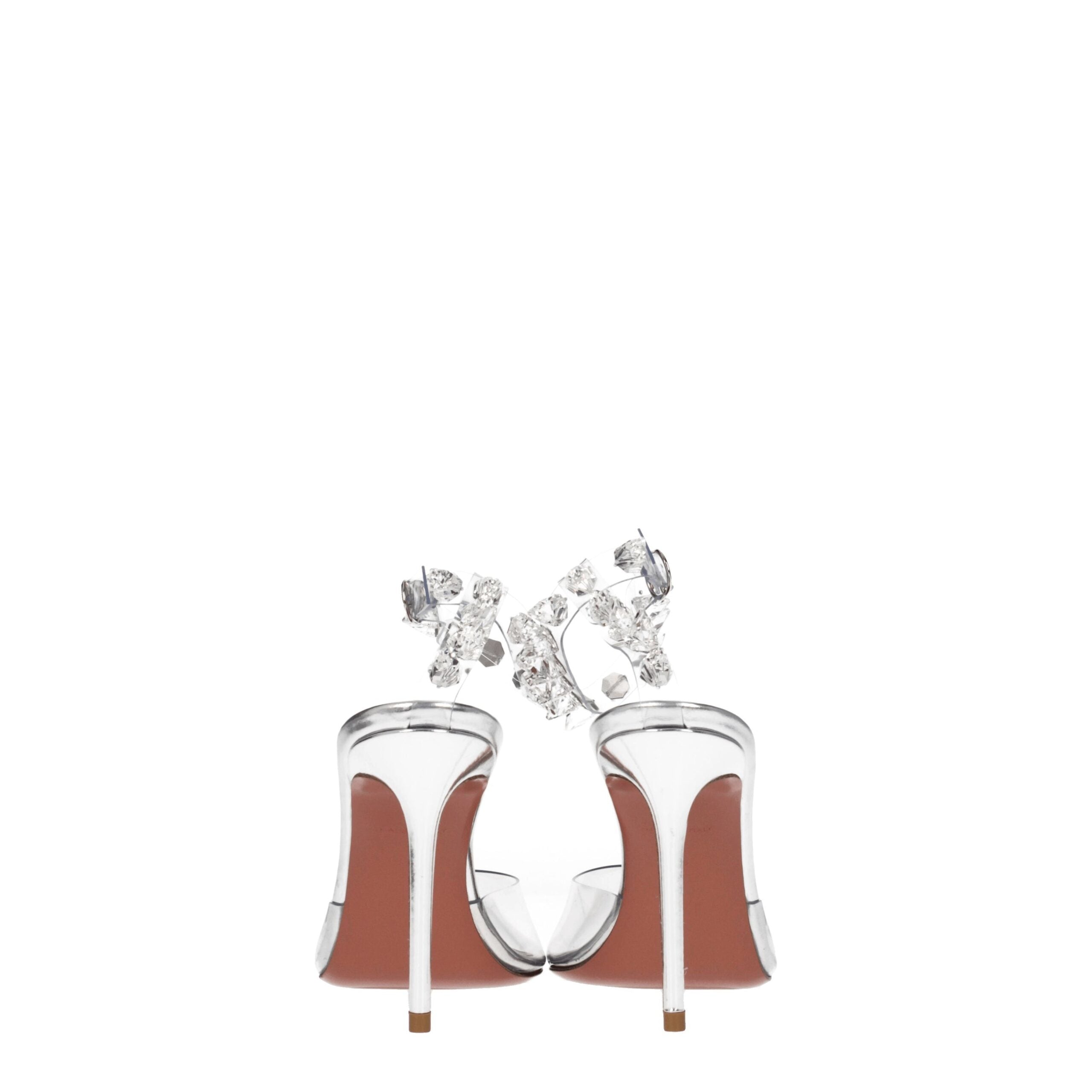 Amina Muaddi Transparente Pvc High Heel Pumps