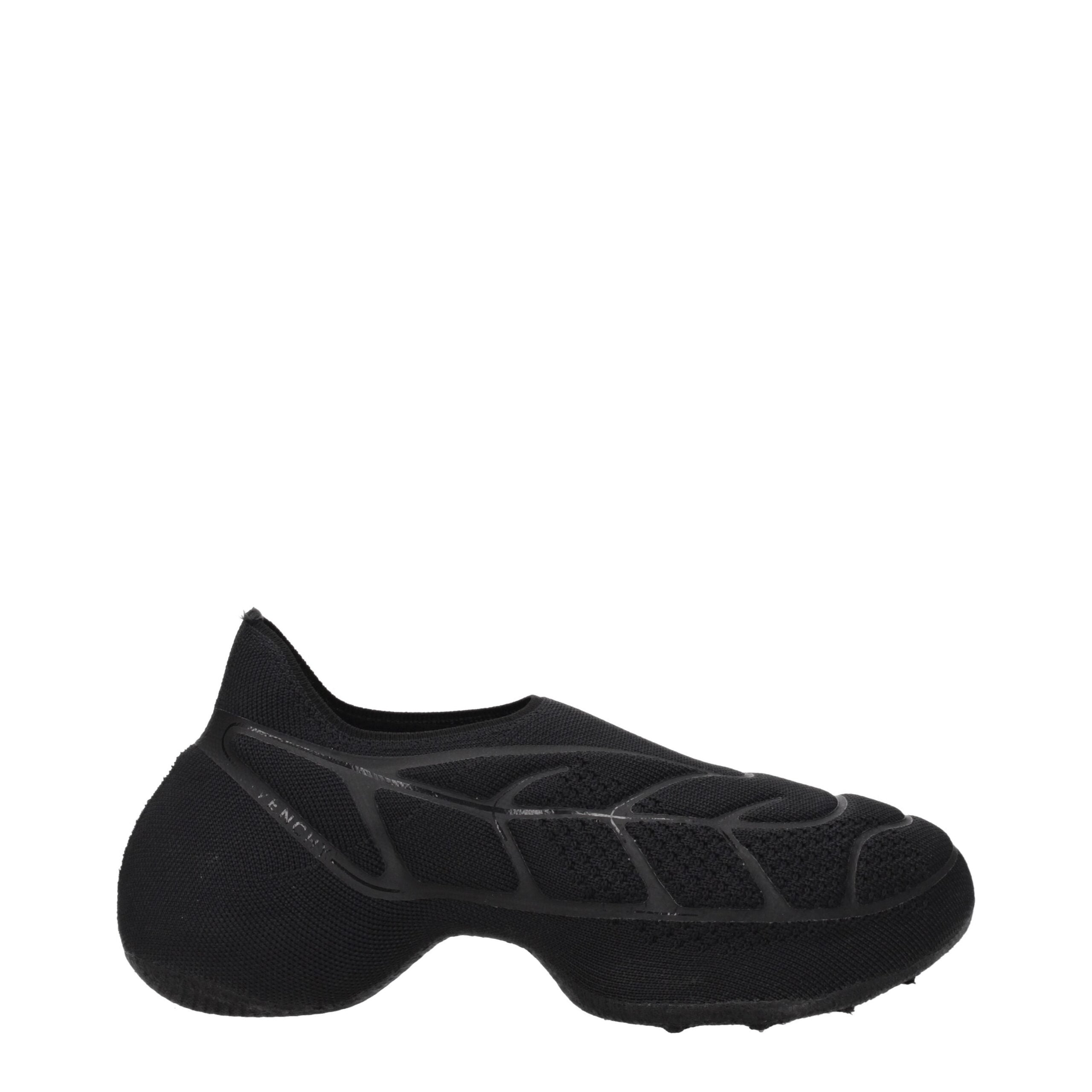 Givenchy Slipper aus schwarzem Stoff