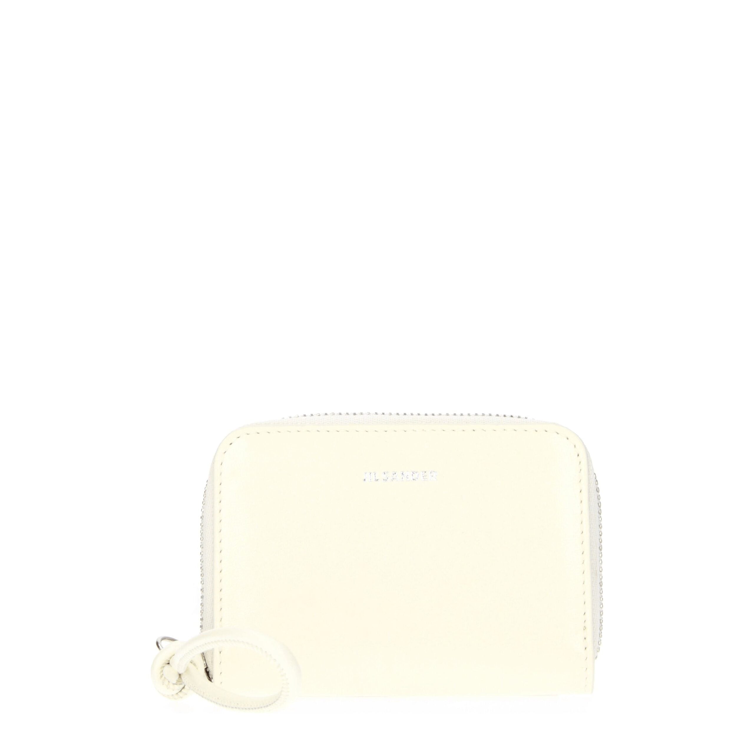 Jil Sander Beige Leder Geldbörsen