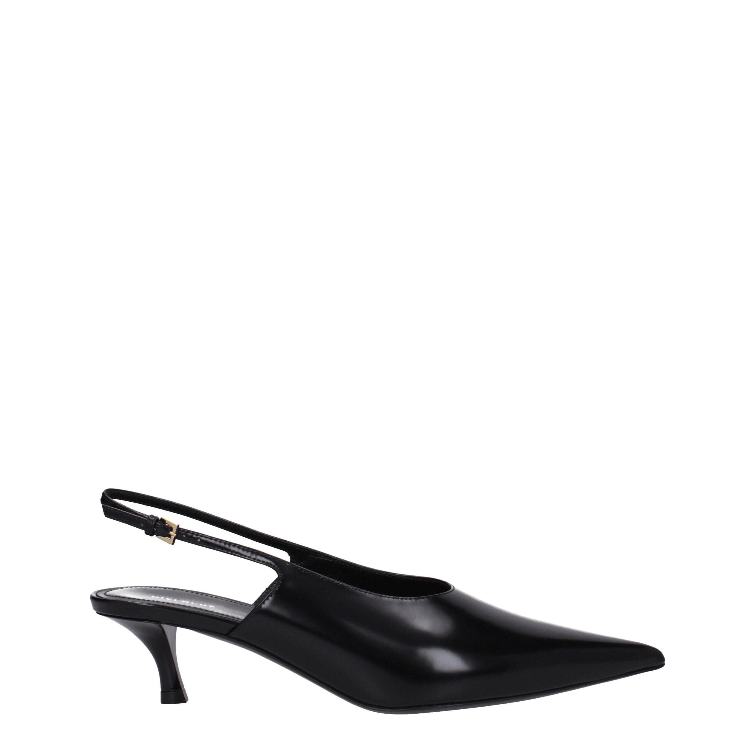 Givenchy Schwarze Leder Pumps mit mittlerem Absatz