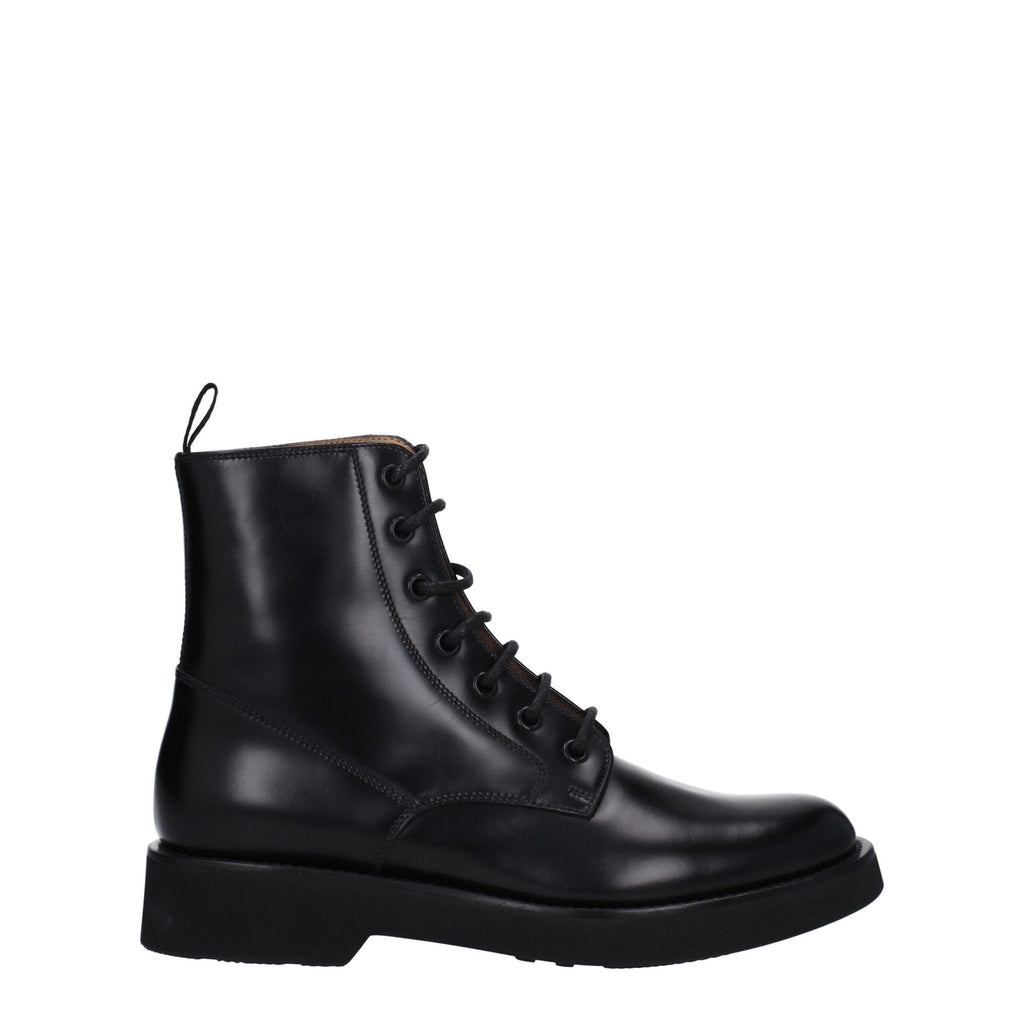 Church's Schwarze Lederstiefeletten