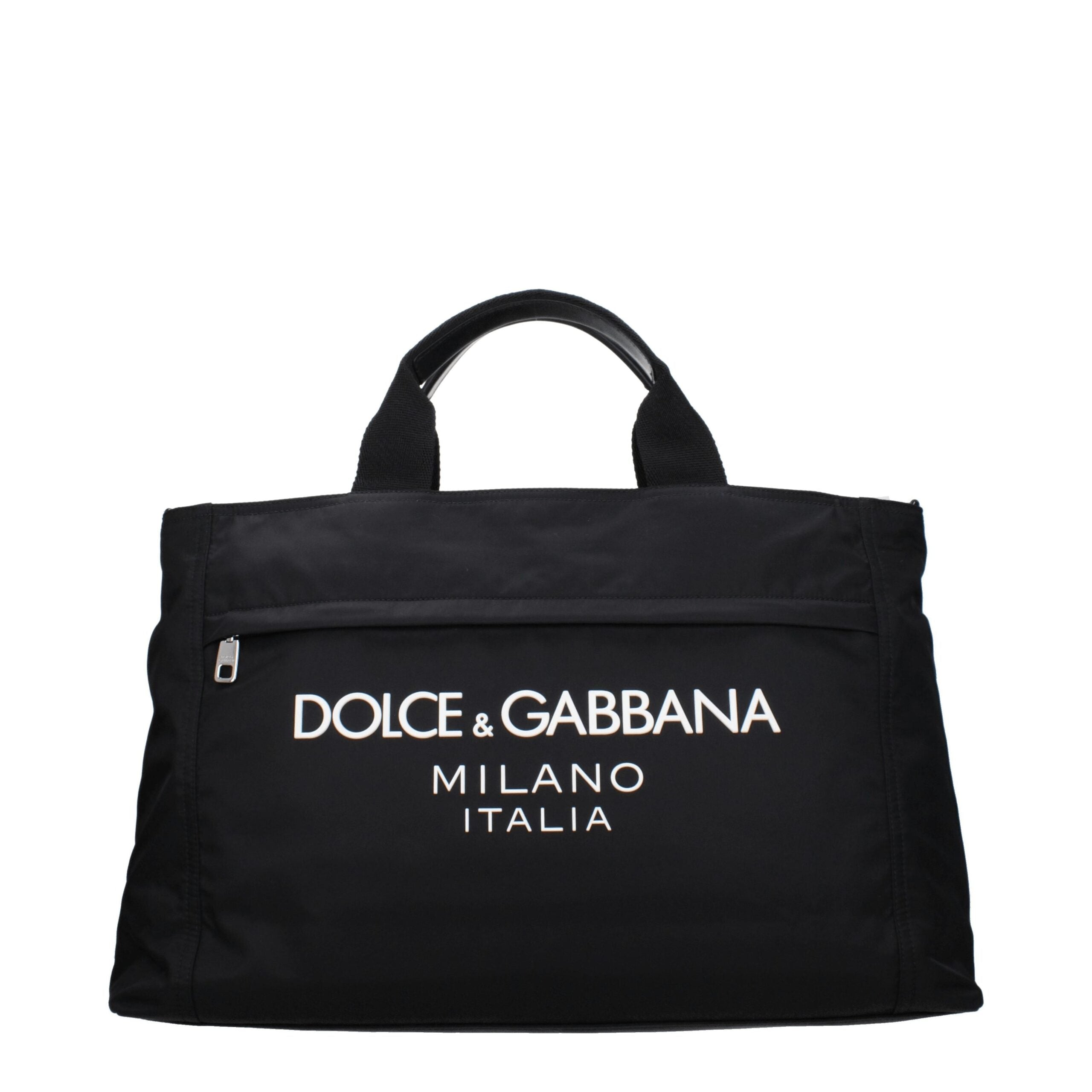 Dolce & Gabbana Schwarzes Stoffgepäck und Reisen