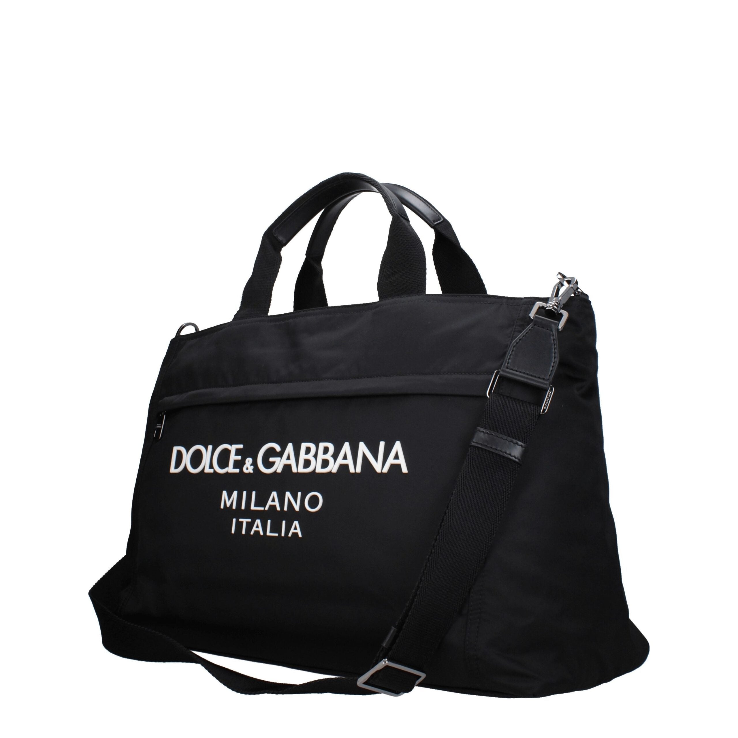 Dolce & Gabbana Schwarzes Stoffgepäck und Reisen