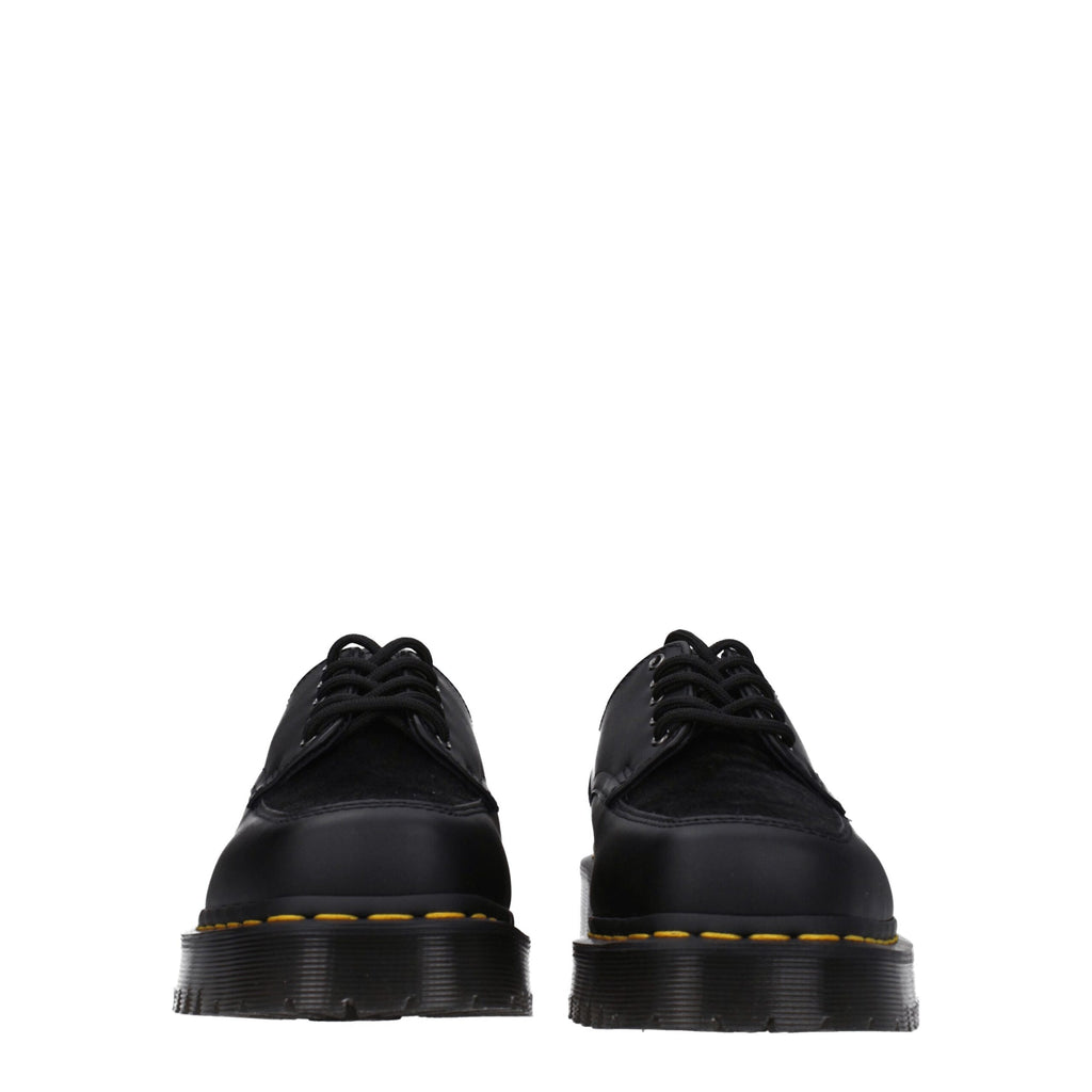 Dr. Martens Schwarze Leder Oxfords und Derbies