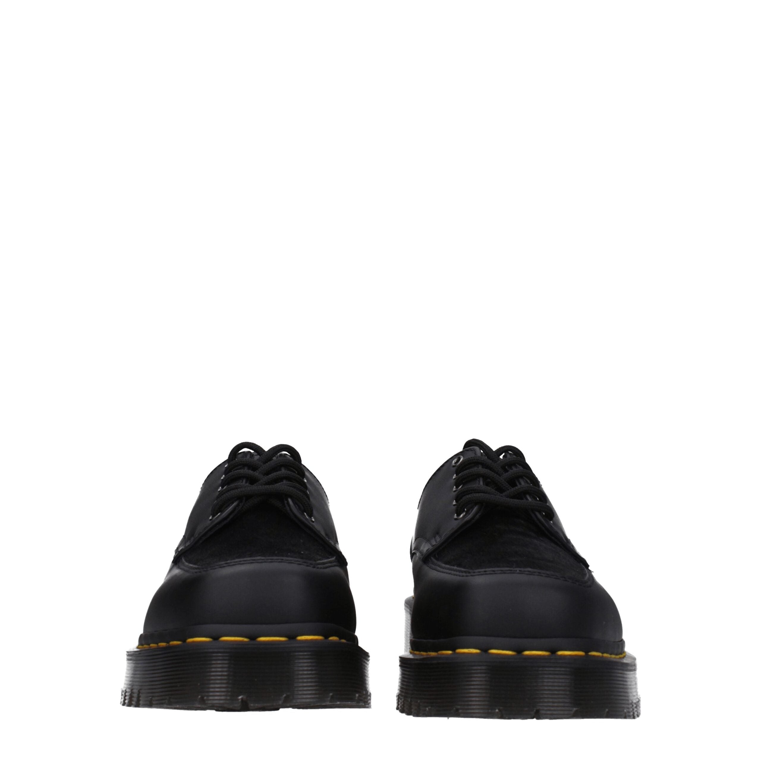 Dr. Martens Schwarze Leder Oxfords und Derbies