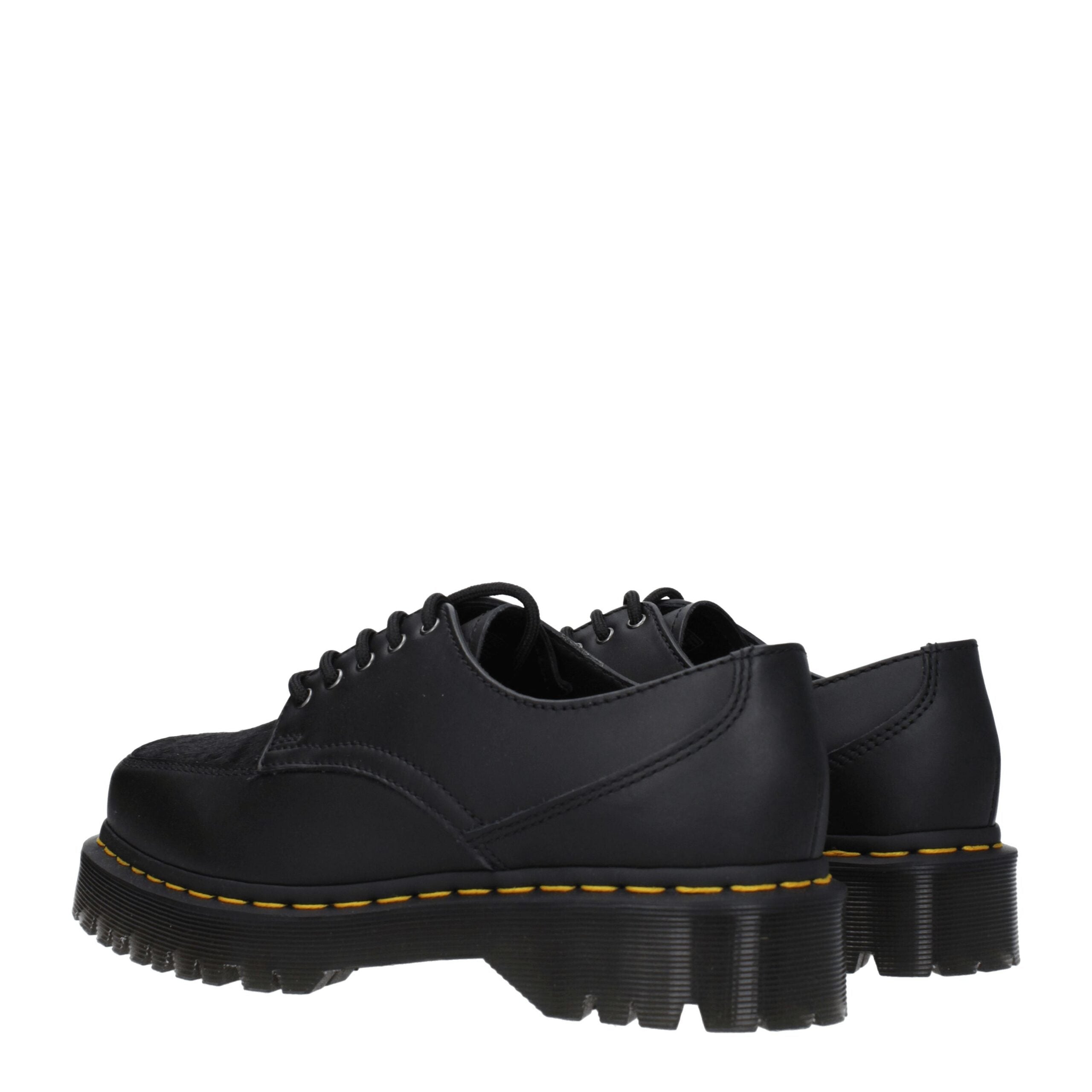 Dr. Martens Schwarze Leder Oxfords und Derbies