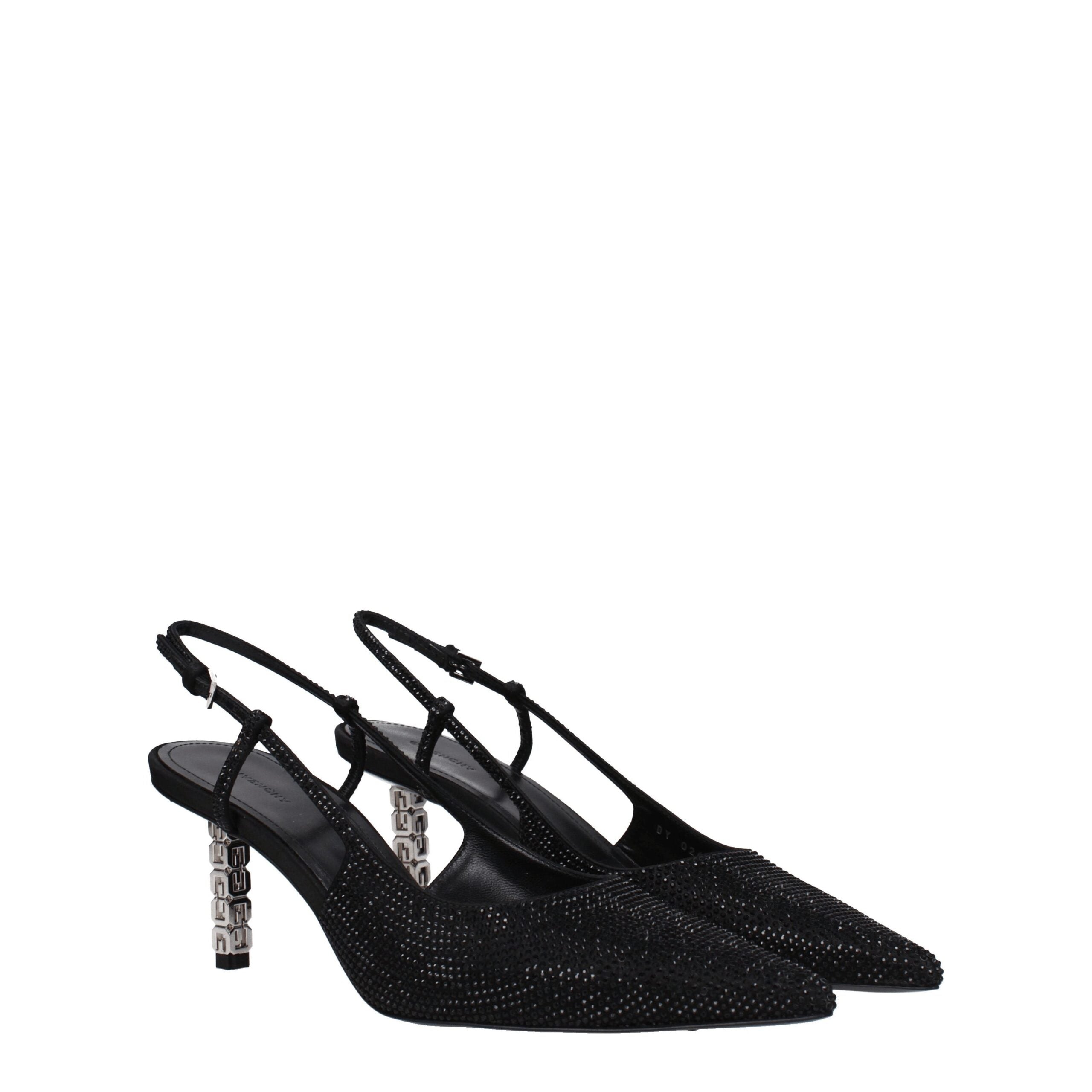 Givenchy Schwarze High Heel Pumps aus Stoff