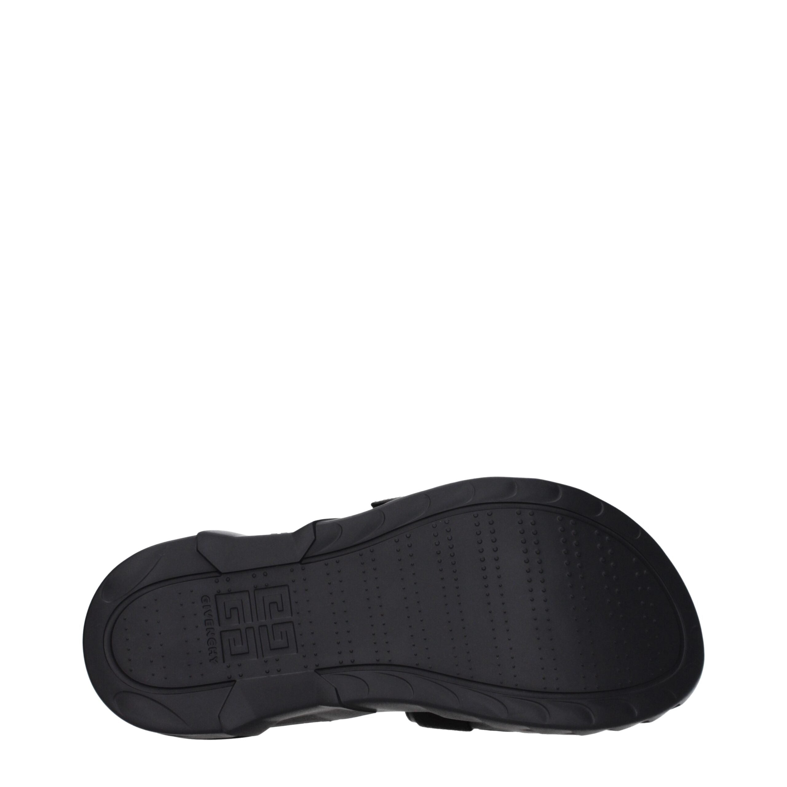 Givenchy Schwarze Stoffslipper Sandalen