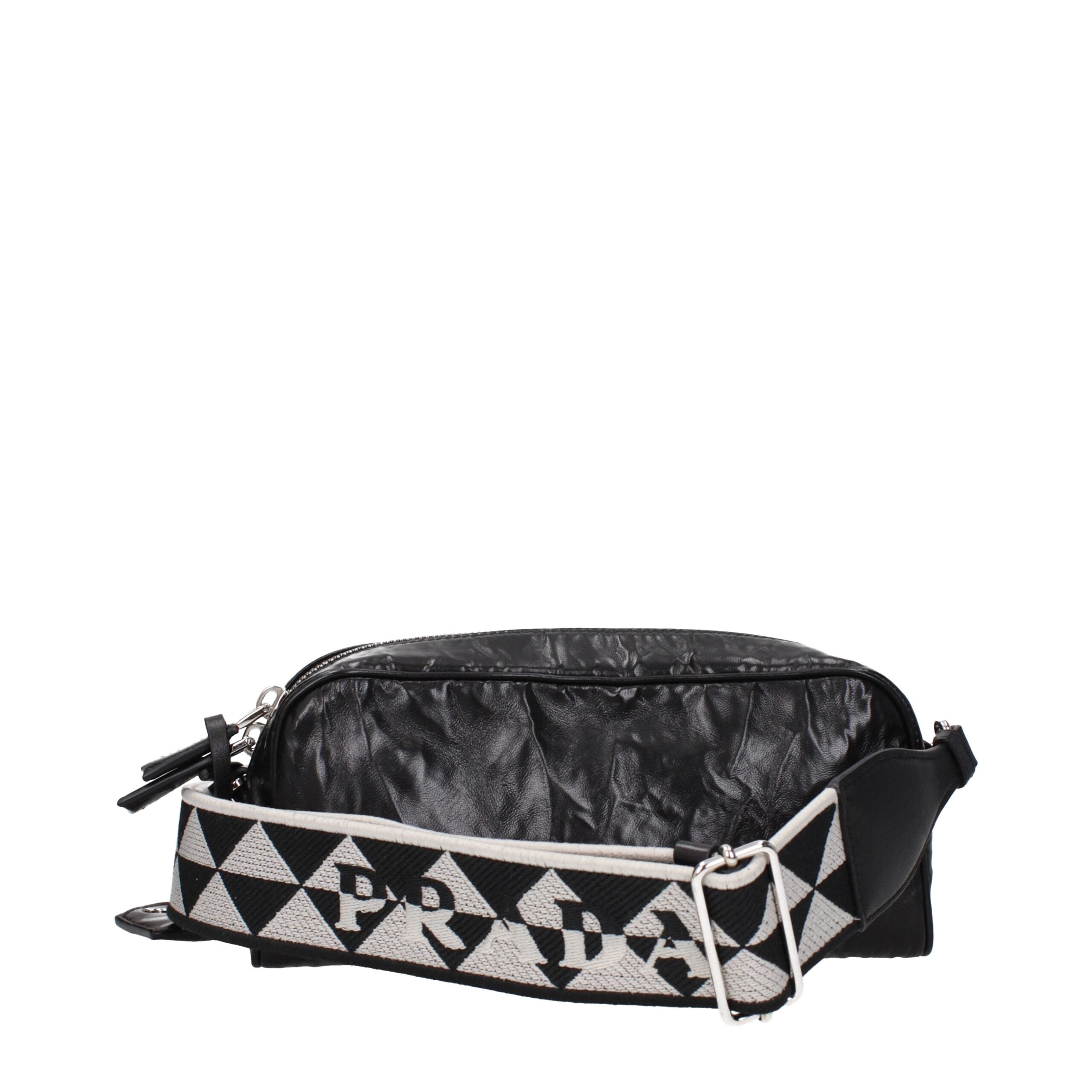 Prada Schwarze Leder-Crossbody-Taschen