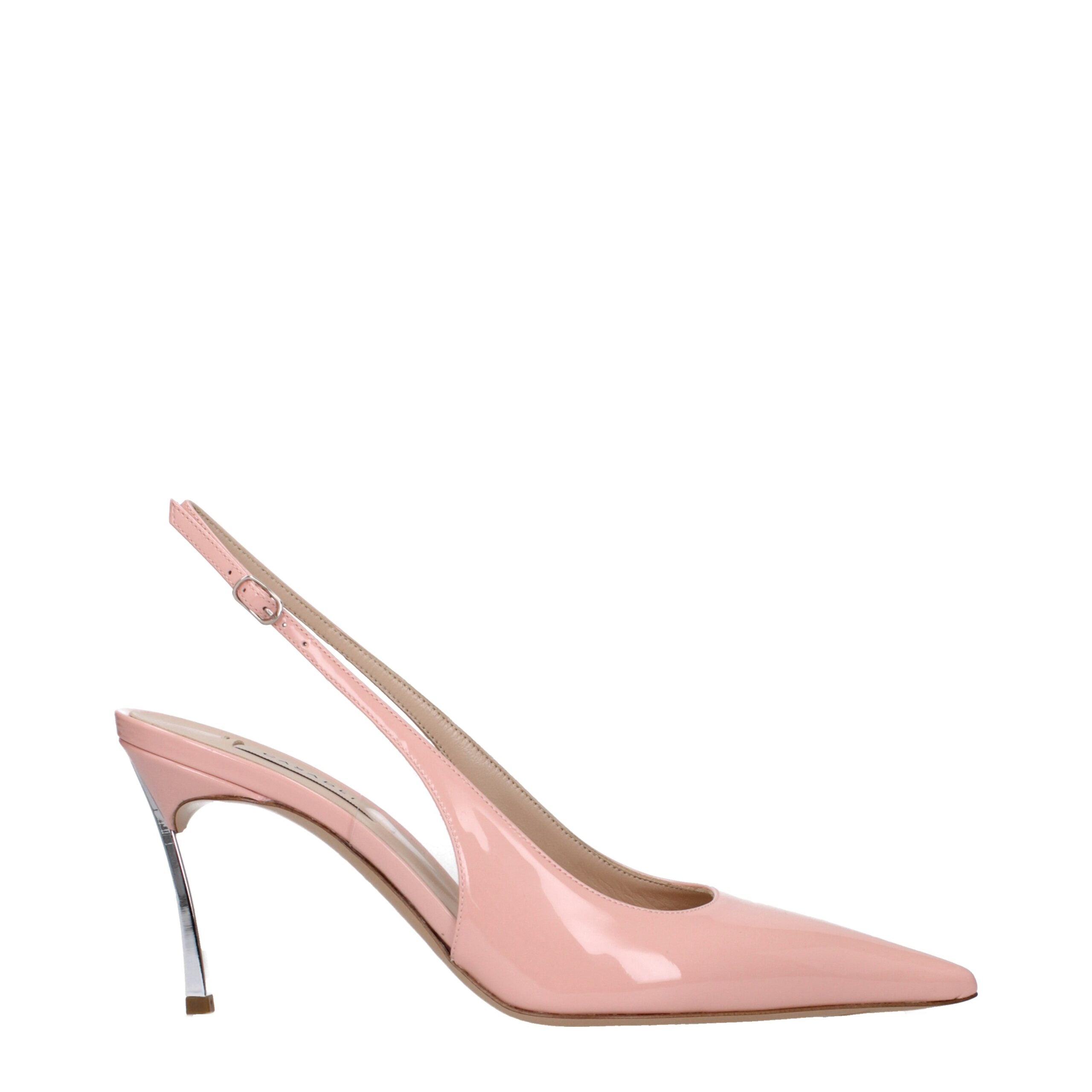 Casadei Rosa Lederpumps mit hohem Absatz