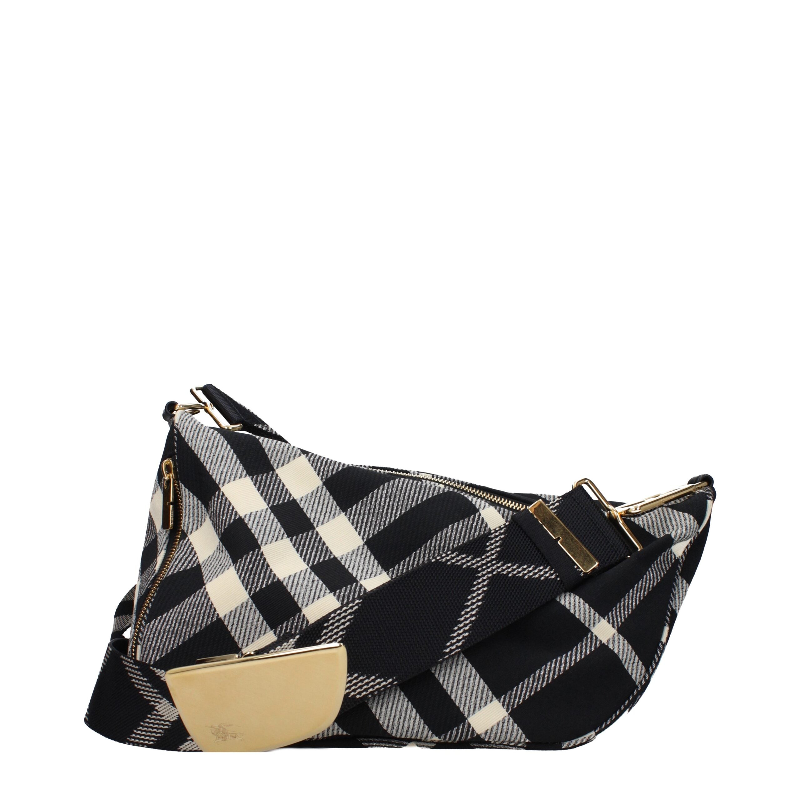 Burberry Schwarze Stoff-Crossbody-Taschen