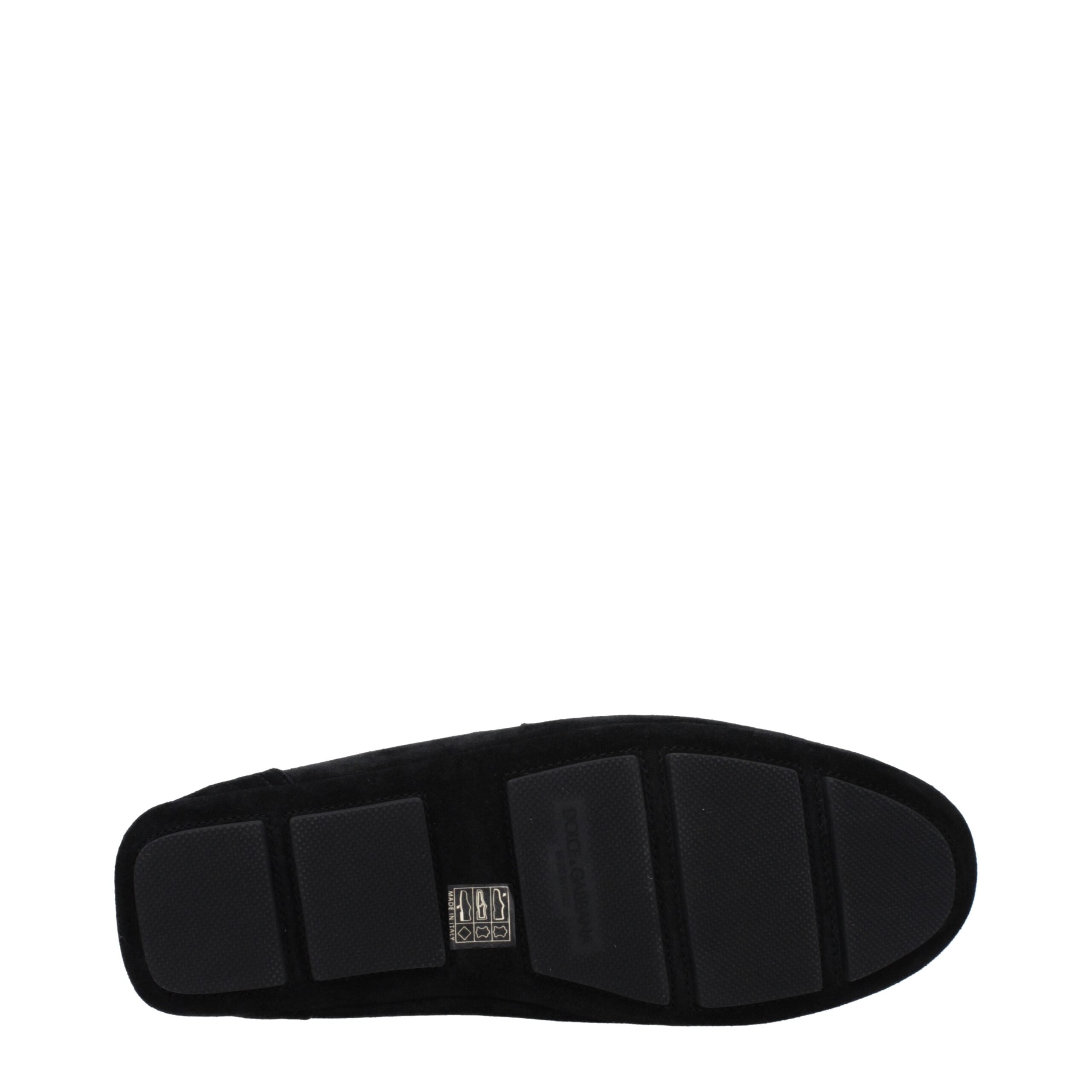 Dolce & Gabbana Schwarze Leder Slipper