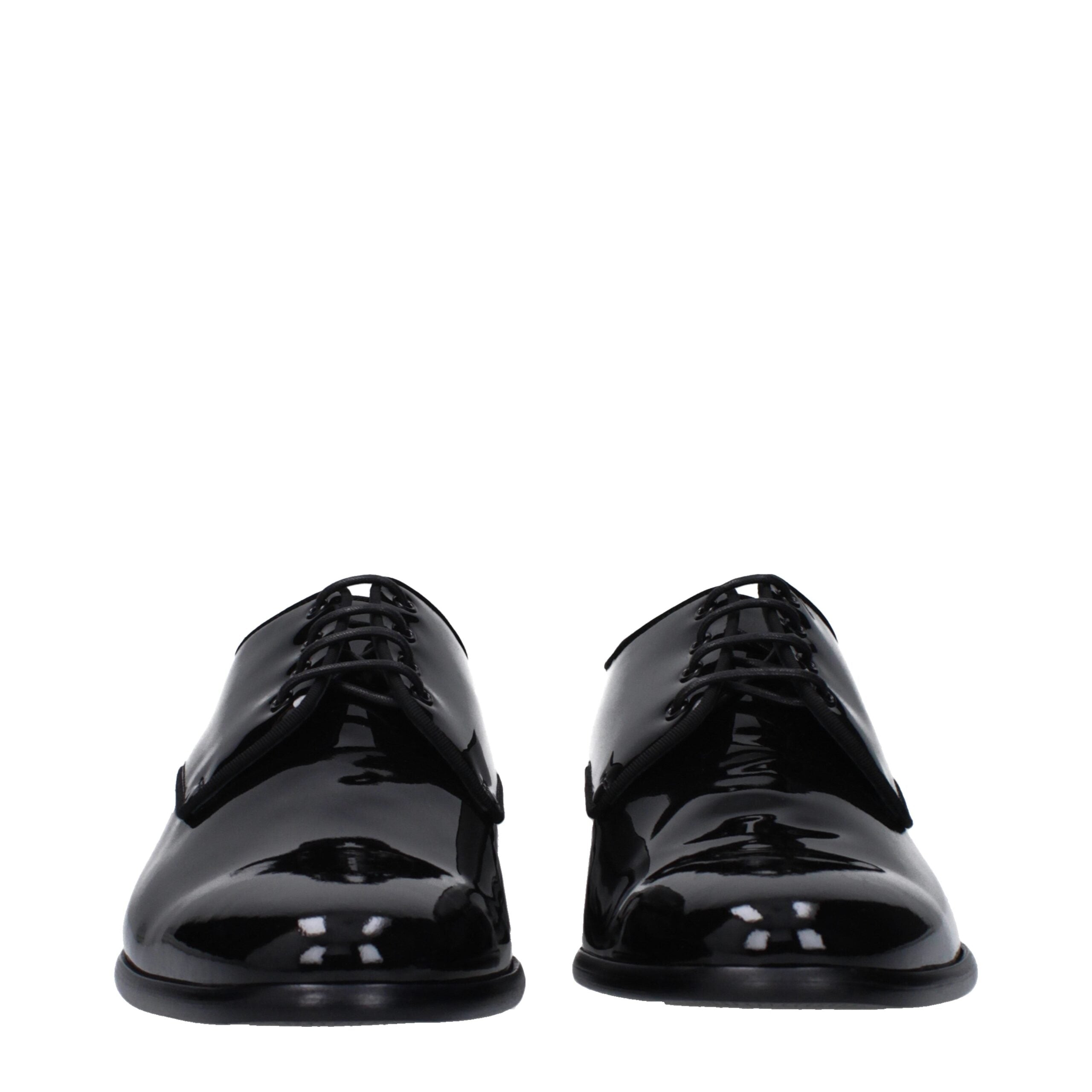 Dolce & Gabbana Schwarze Leder Oxfords und Derbies