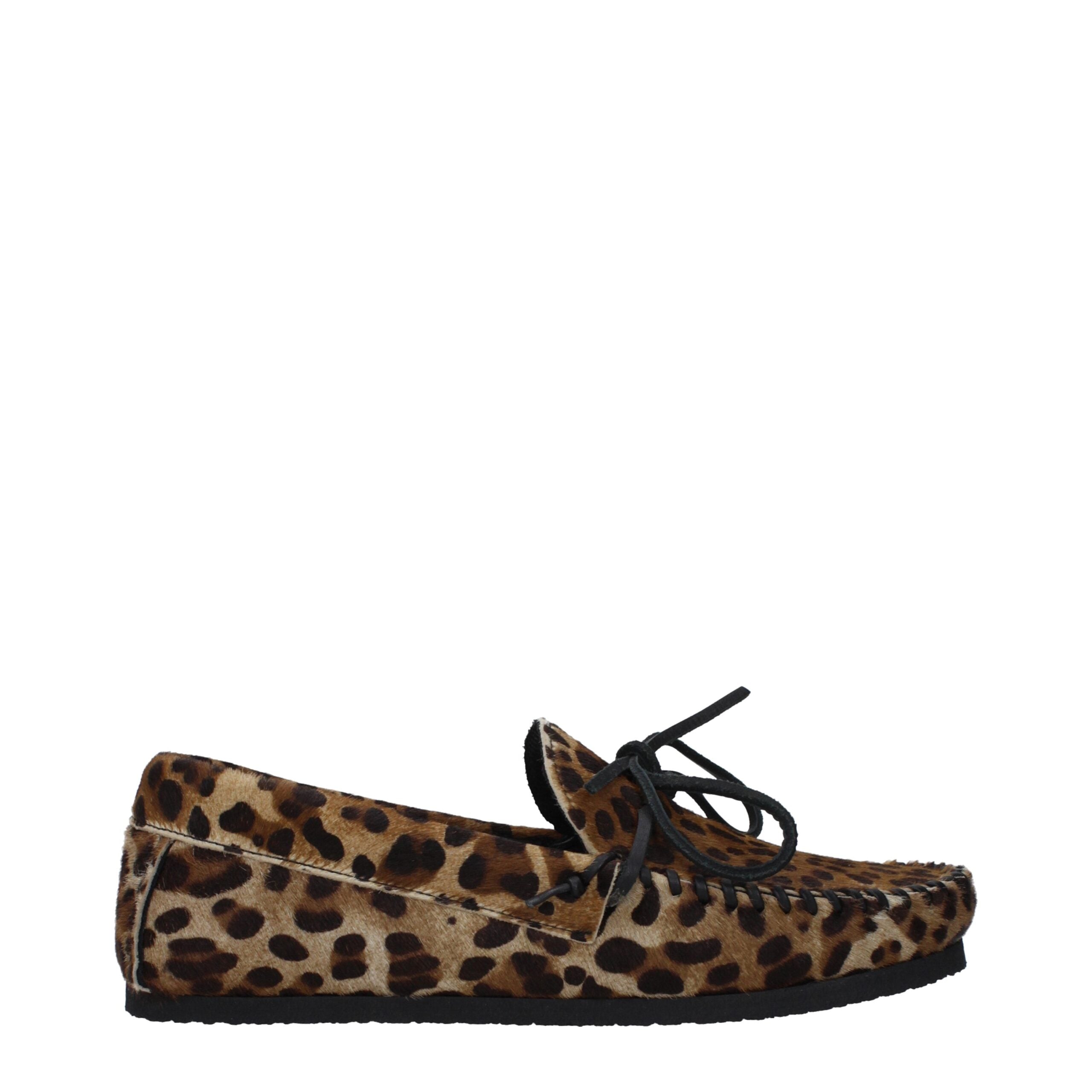 Isabel Marant Braune Rosshaar Slipper