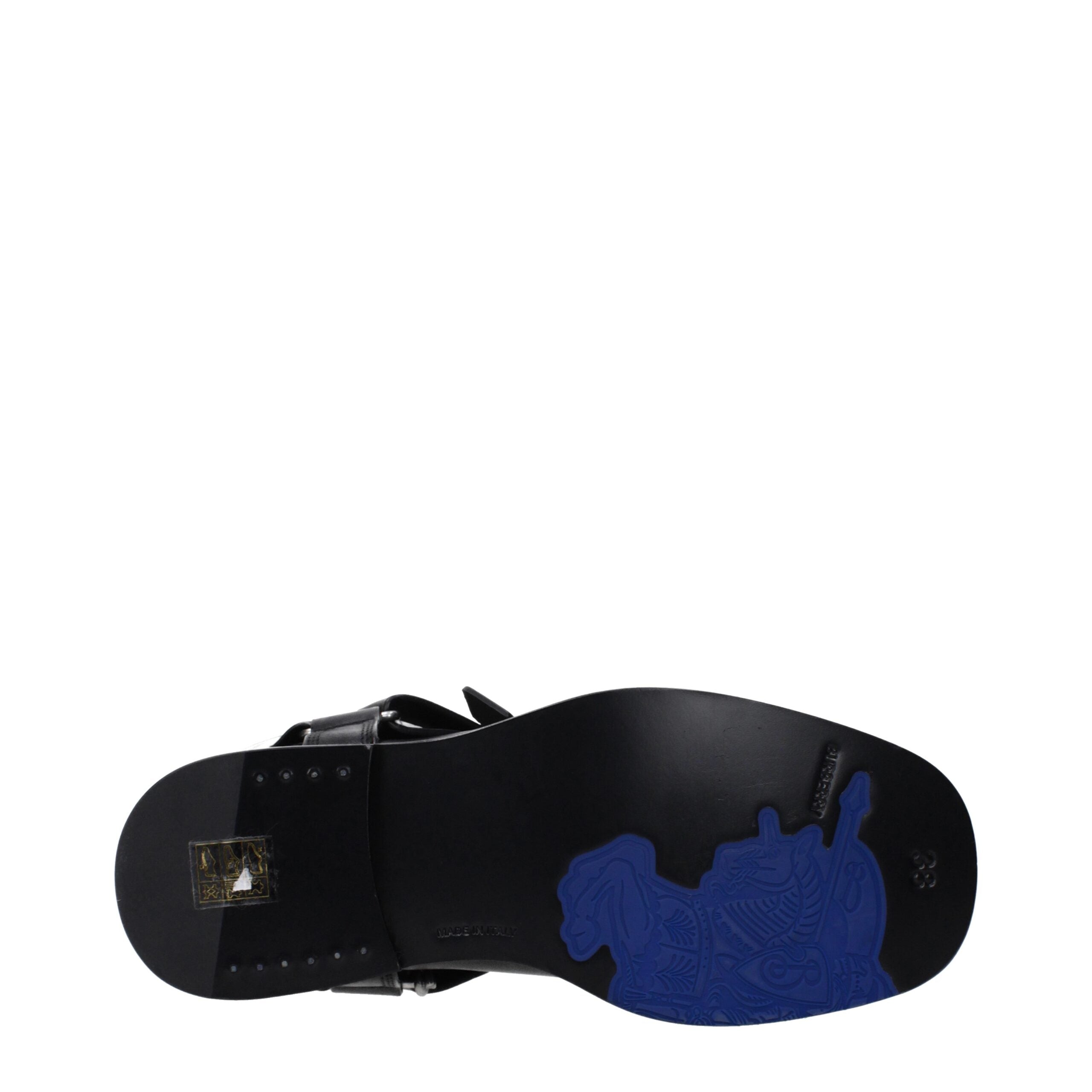 Burberry Schwarze Lederstiefel