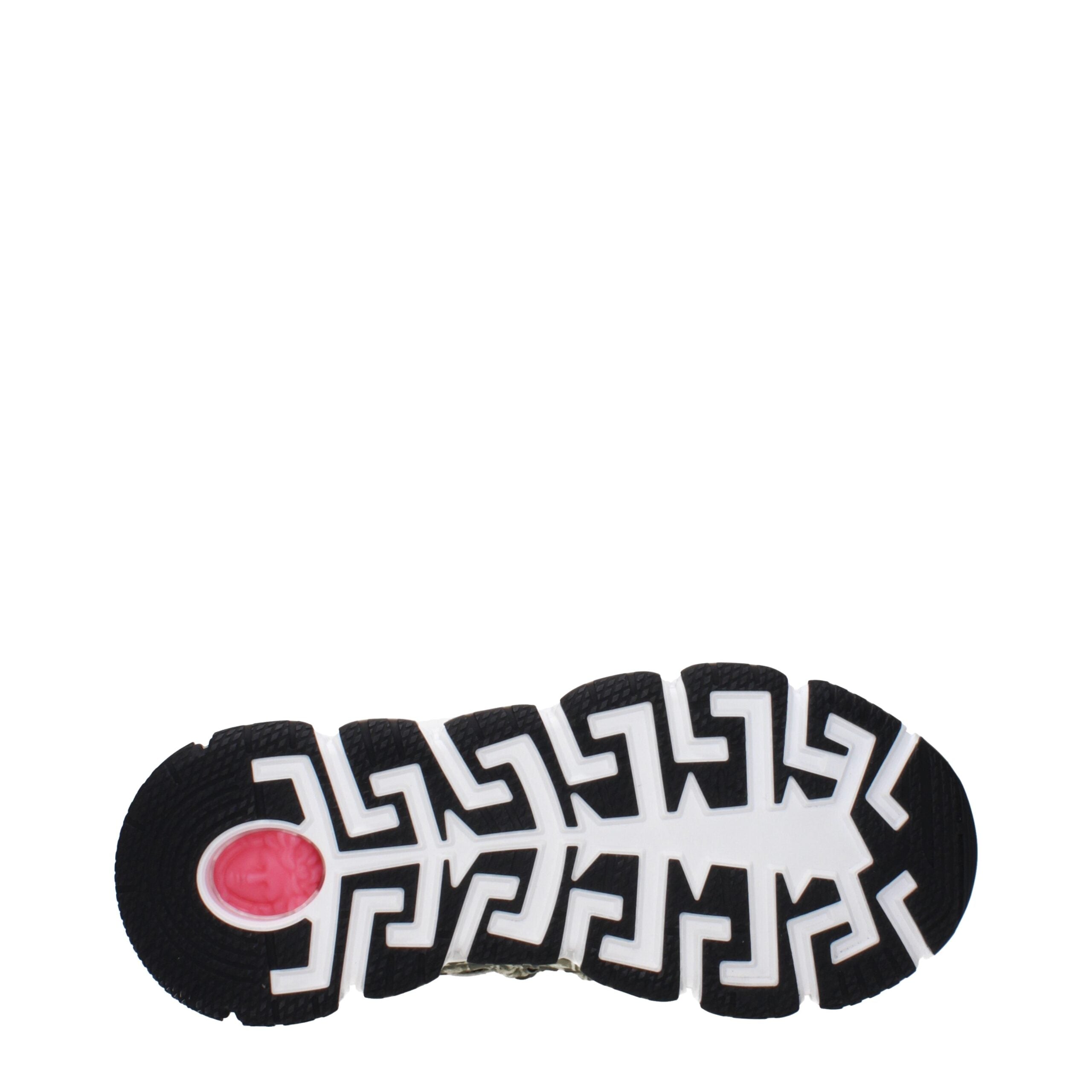 Versace Grüner Stoff Low Tops