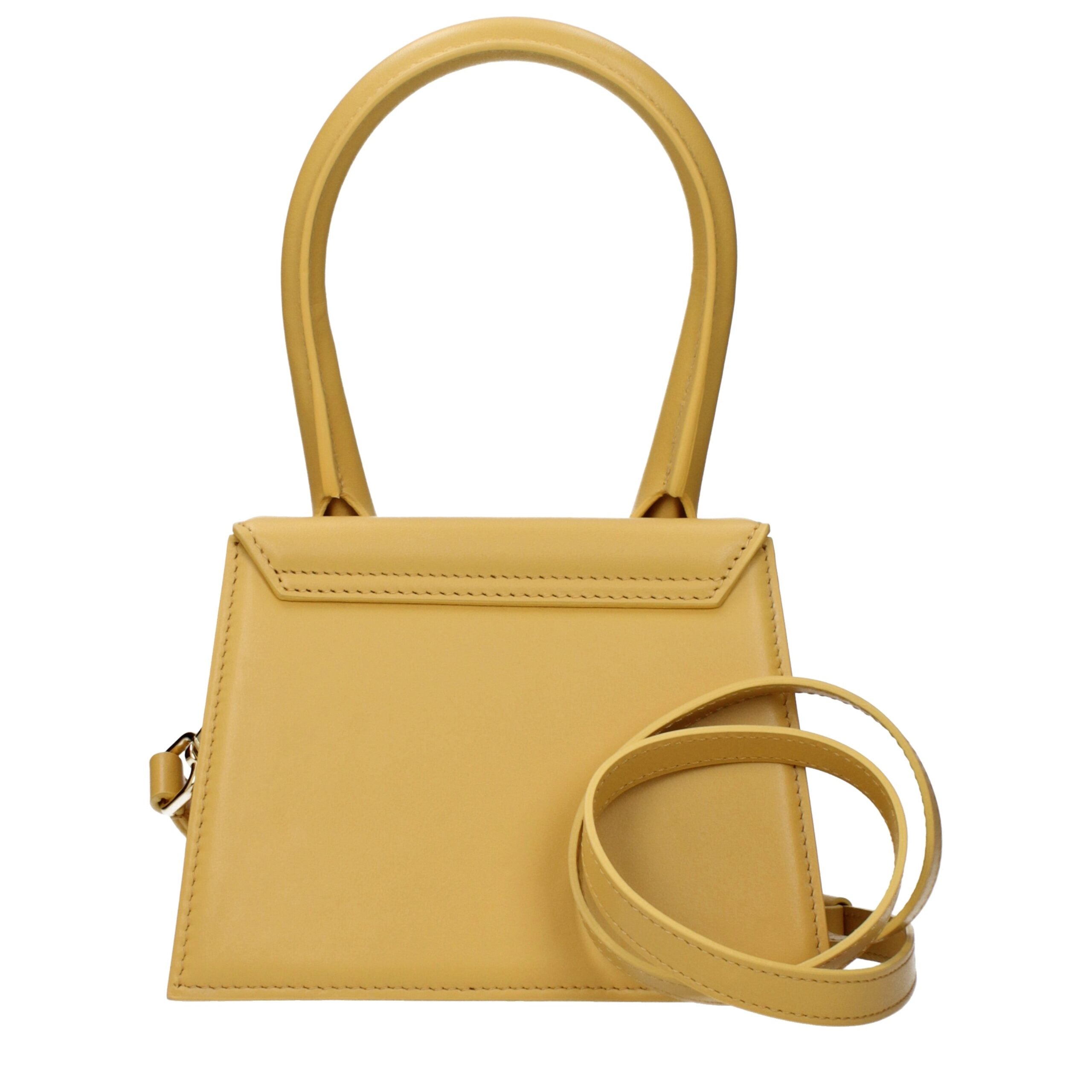 Jacquemus Gelbe Lederhandtasche