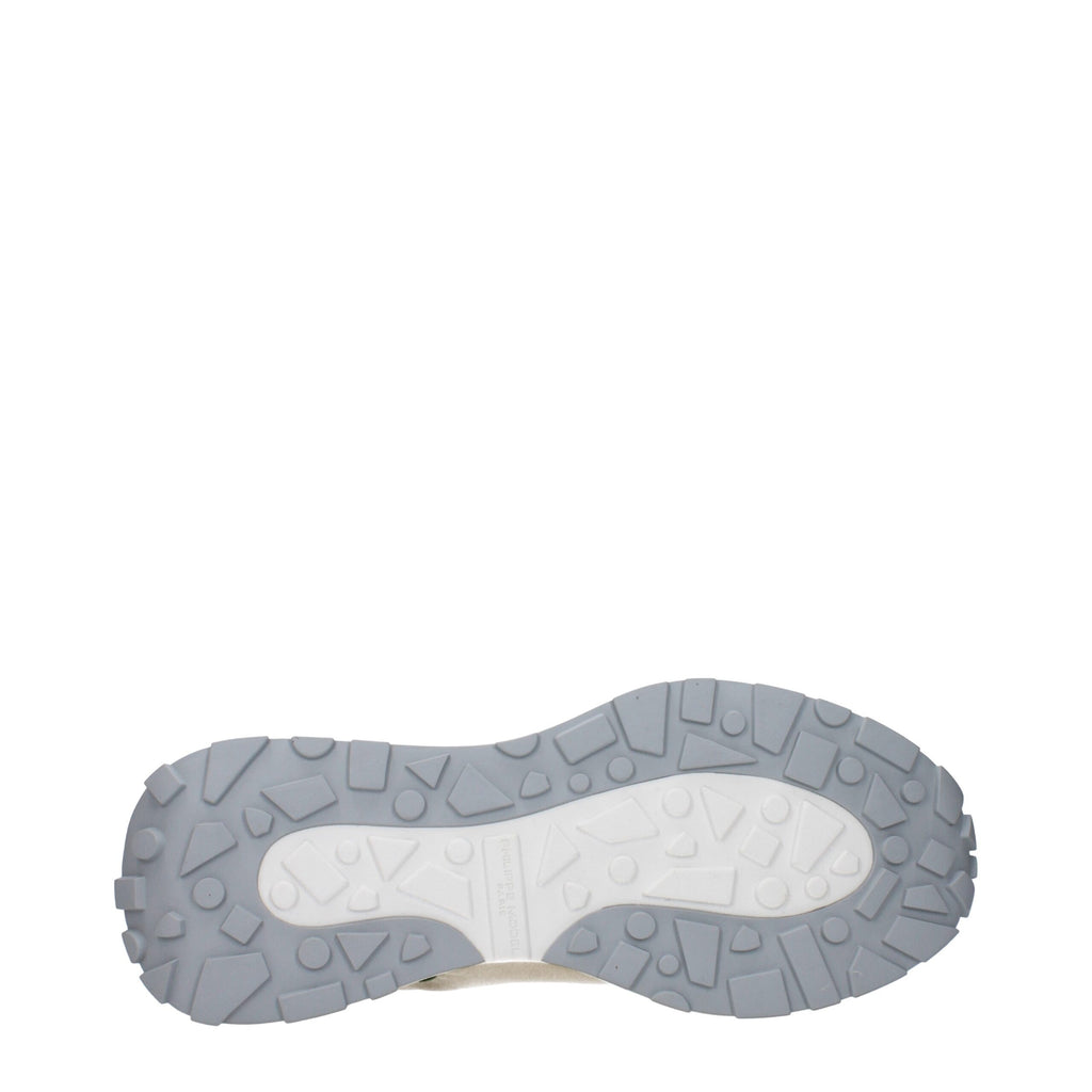 Philippe Model Grüner Stoff Sportliche Turnschuhe