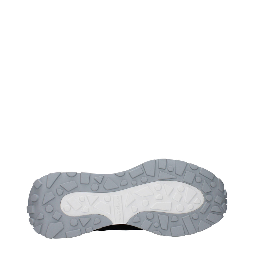 Philippe Model Schwarzer Stoff Sportliche Turnschuhe