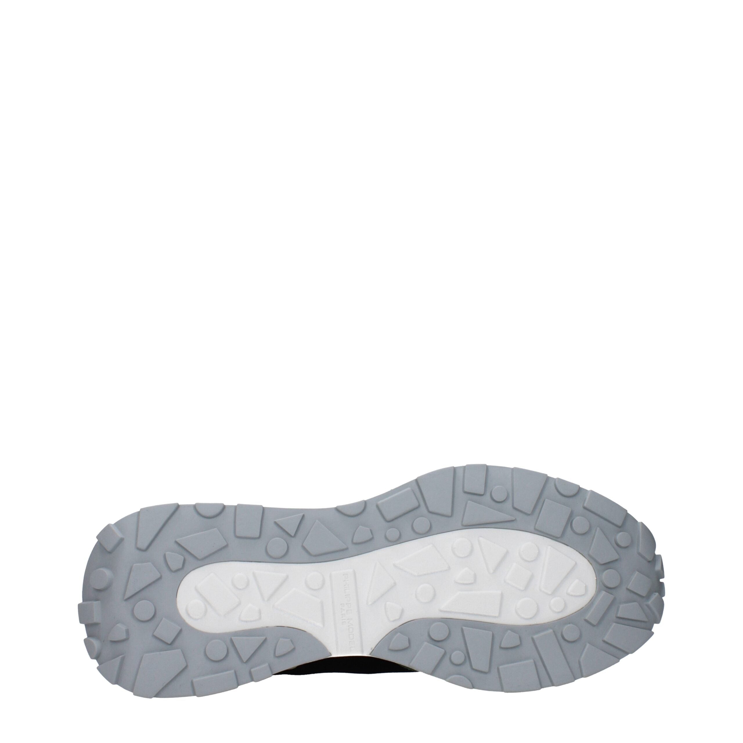 Philippe Model Schwarzer Stoff Sportliche Turnschuhe