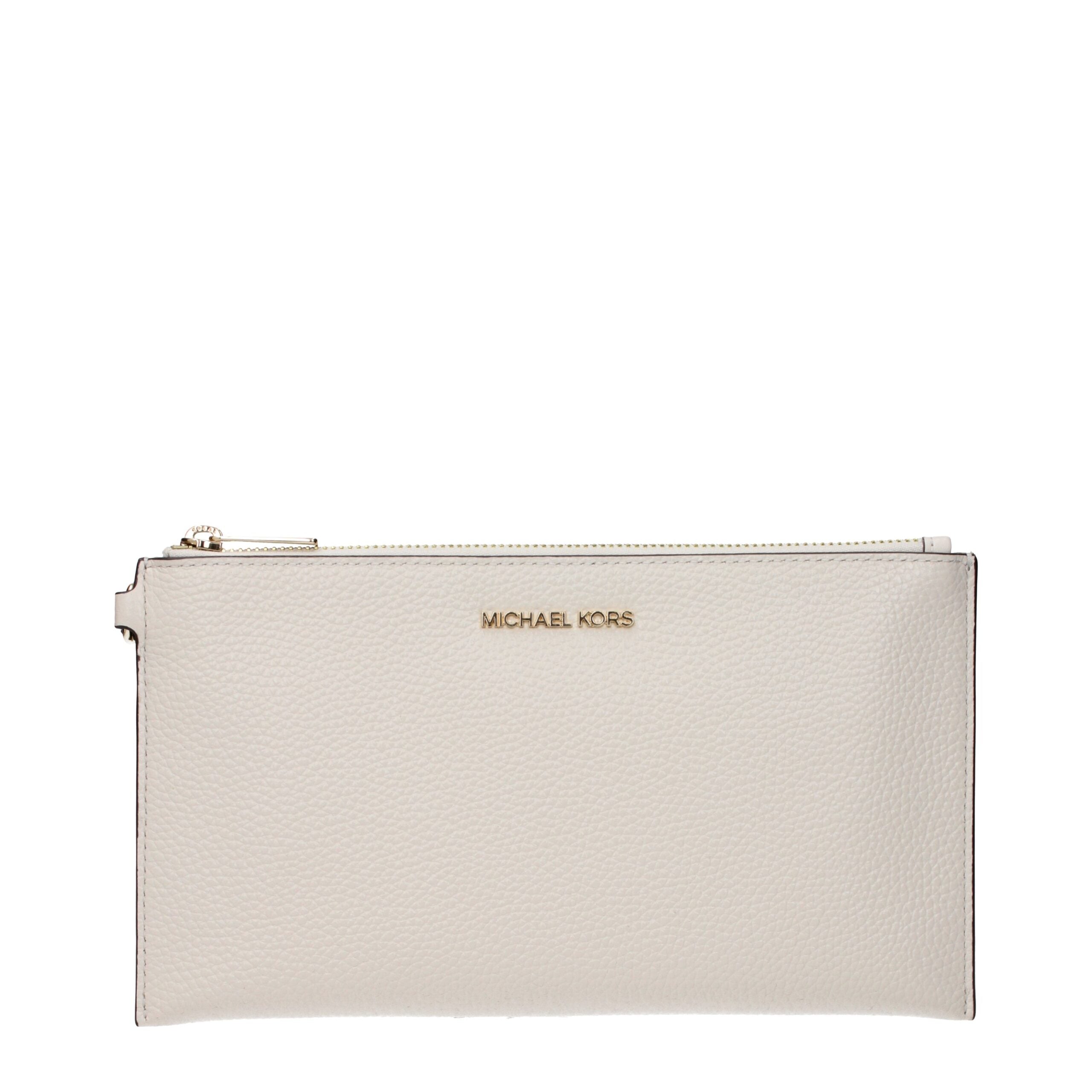 Michael Kors Beige Leder Clutch-Taschen