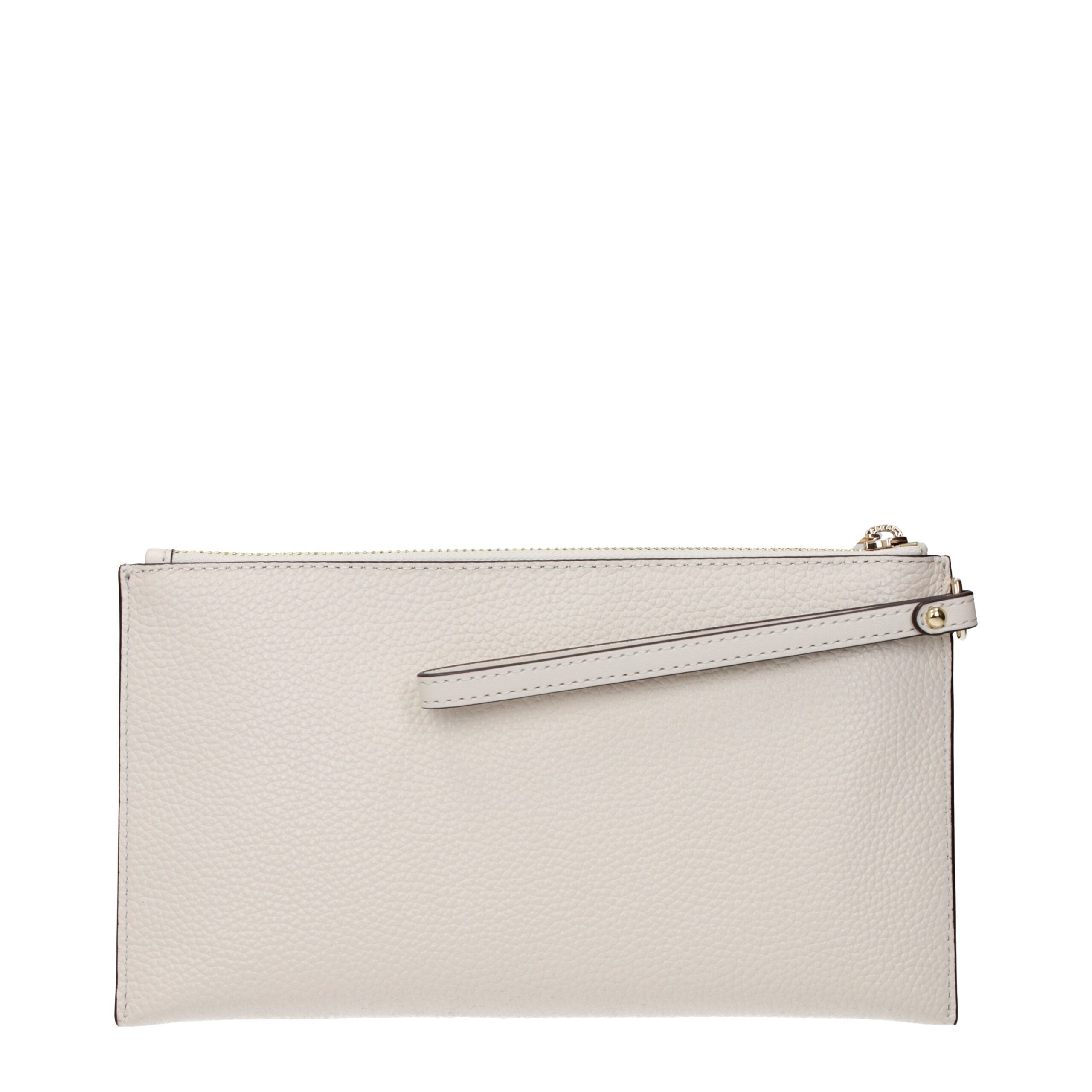 Michael Kors Beige Leder Clutch-Taschen