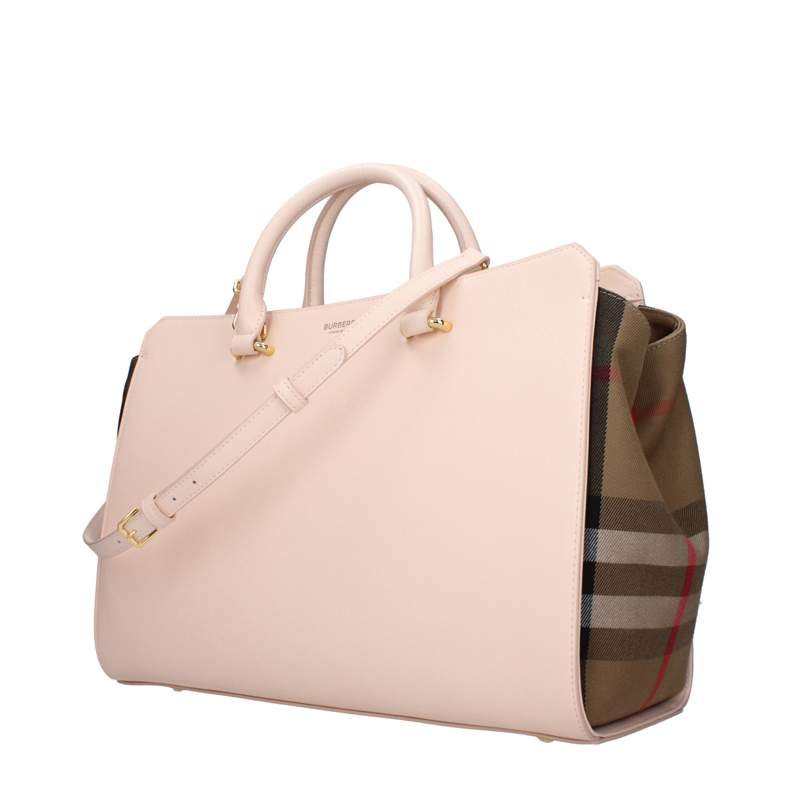 Burberry Rosa Lederhandtaschen