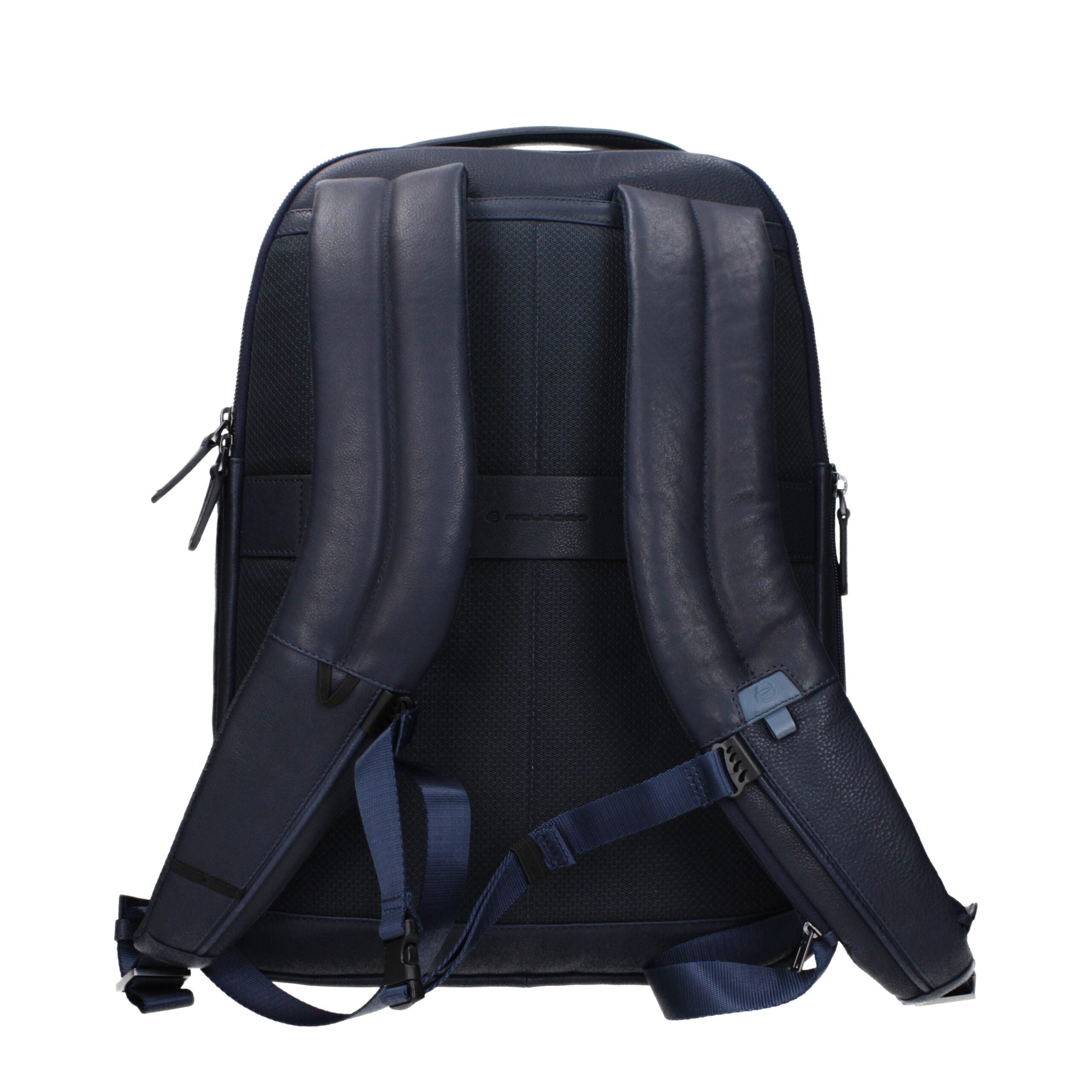 Piquadro Blauer Lederrucksack