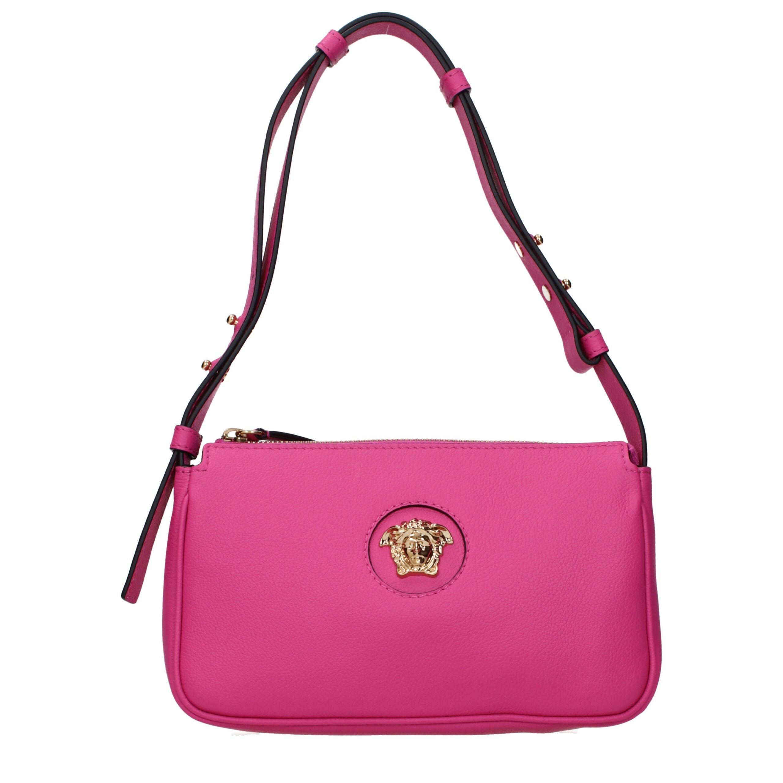 Versace Rosa Leder Umhängetaschen