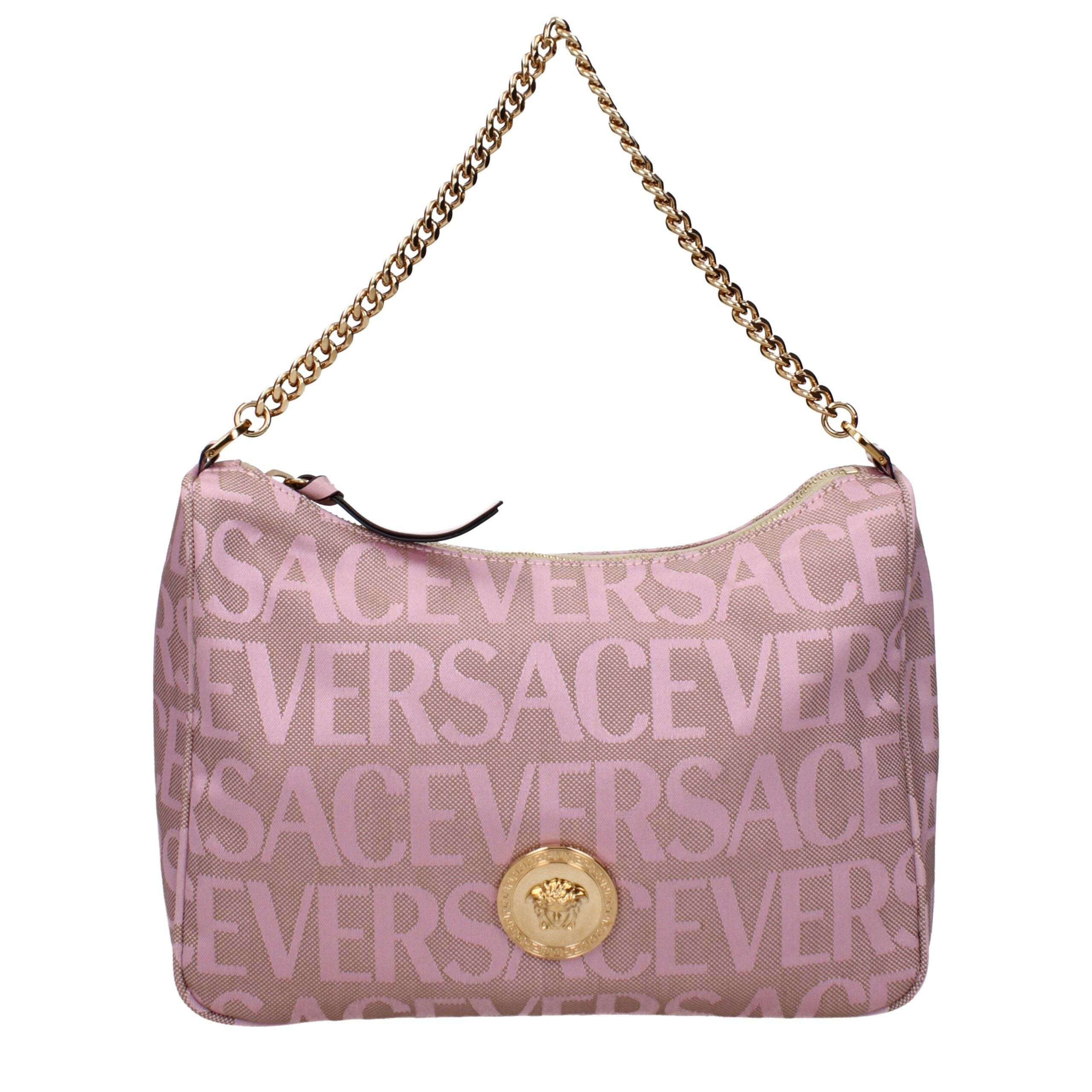 Versace Beige Stoffhandtaschen