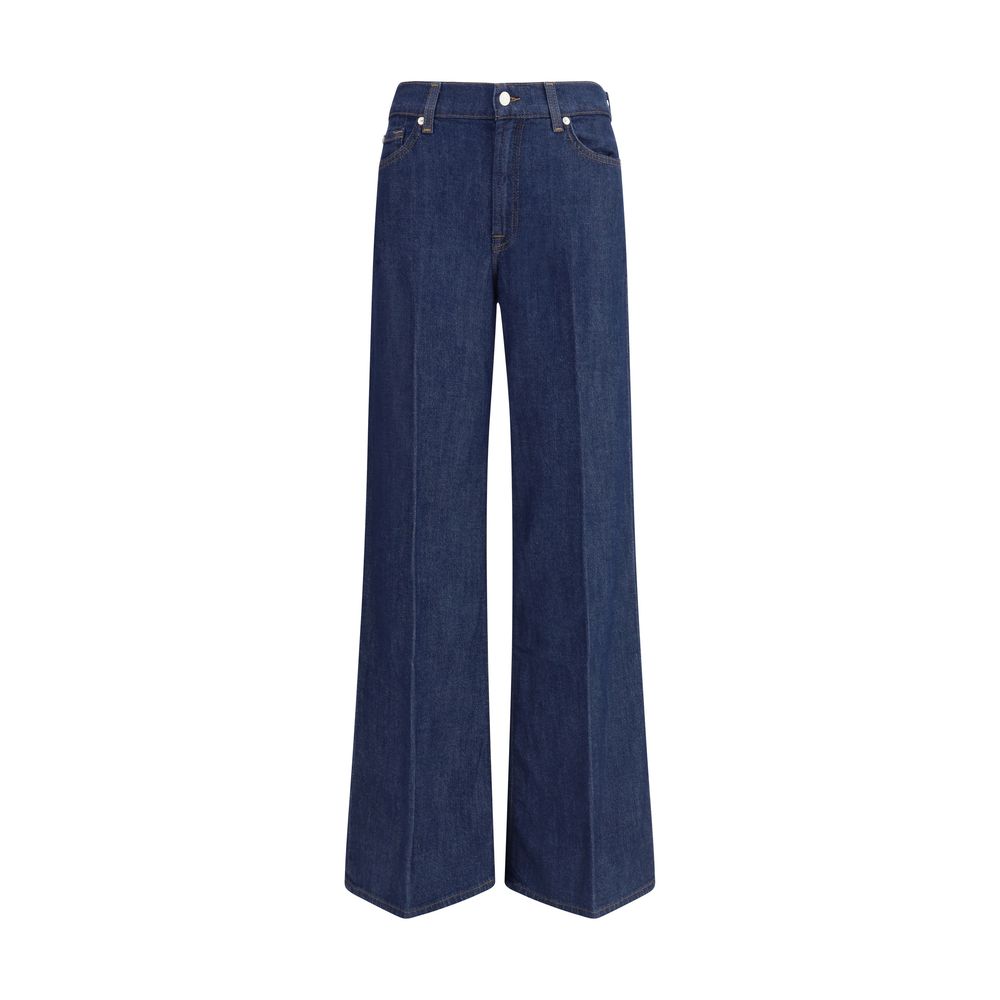 7FOR Blaue Baumwoll-Jeans aus Denim