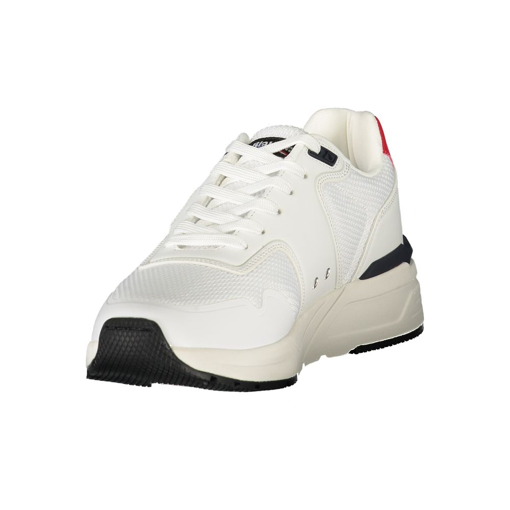 Blauer Weiß Polyester Männer Sneaker