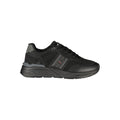 Blauer Schwarzer Polyester Herren Sneaker