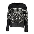 Desigual Black Acrylic Women Sweater with Metallic Fiber