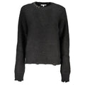 Patrizia Pepe Schwarzer Stoffpullover