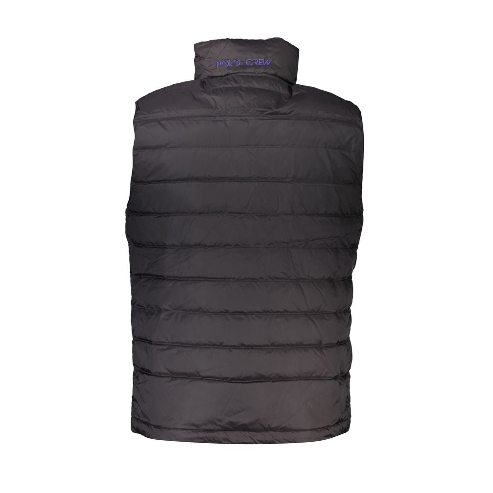La Martina Schwarze Polyamid-Jacke für Männer