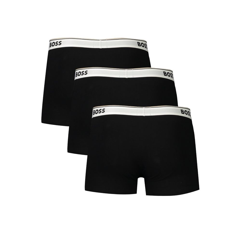 Hugo Boss Schwarz Baumwolle Männer Boxer Short