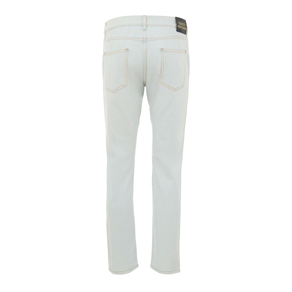 Gucci Blaue Baumwolljeans Denim