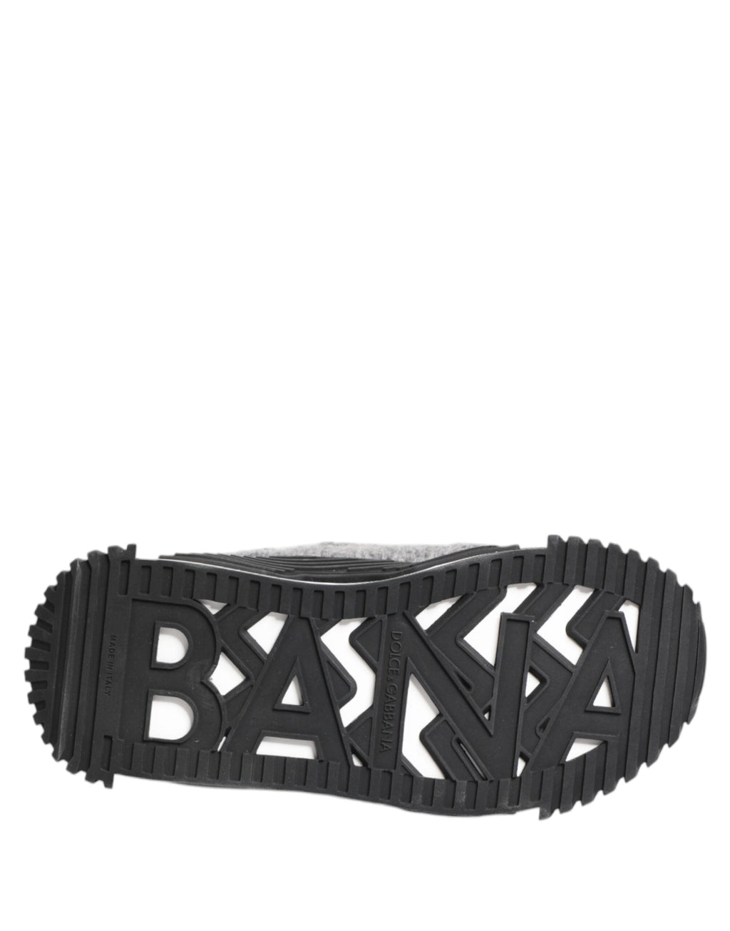 Dolce & Gabbana Black Gray NS1 Low Top Sneakers Shoes