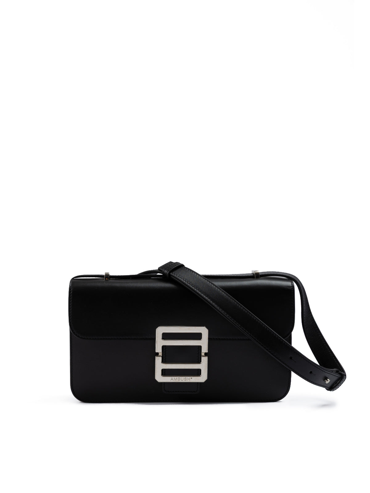 Ambush Schwarze Leder Crossbody Tasche