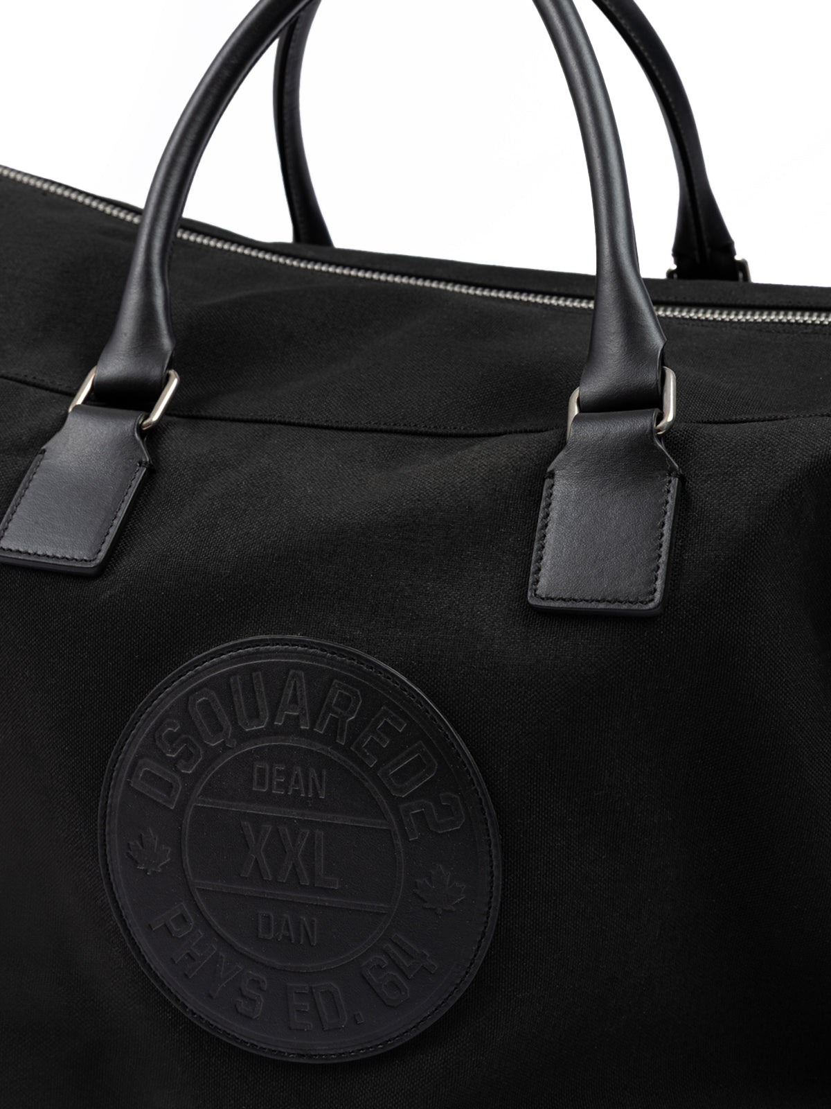 Dsquared² Schwarze Wochenend-Reisetasche aus Stoff