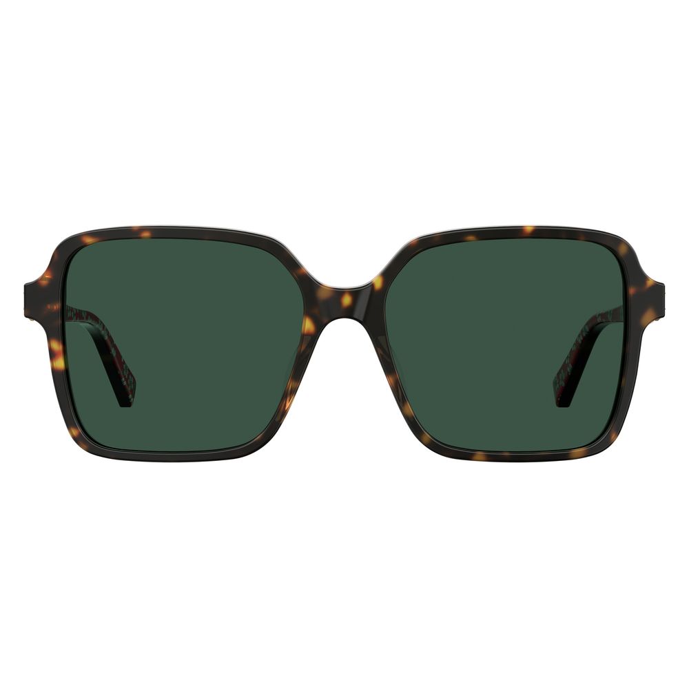 Love Moschino Braune Acetat-Sonnenbrille