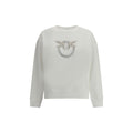 PINKO Baumwoll-Sweatshirt in Weiß