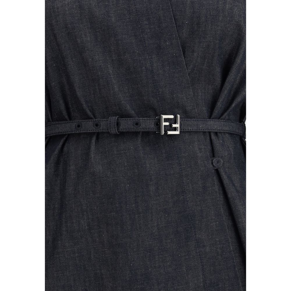 Fendi Chambray-Kleid