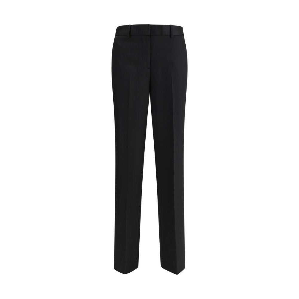 Lardini Schwarze Woll-Hosen für Damen